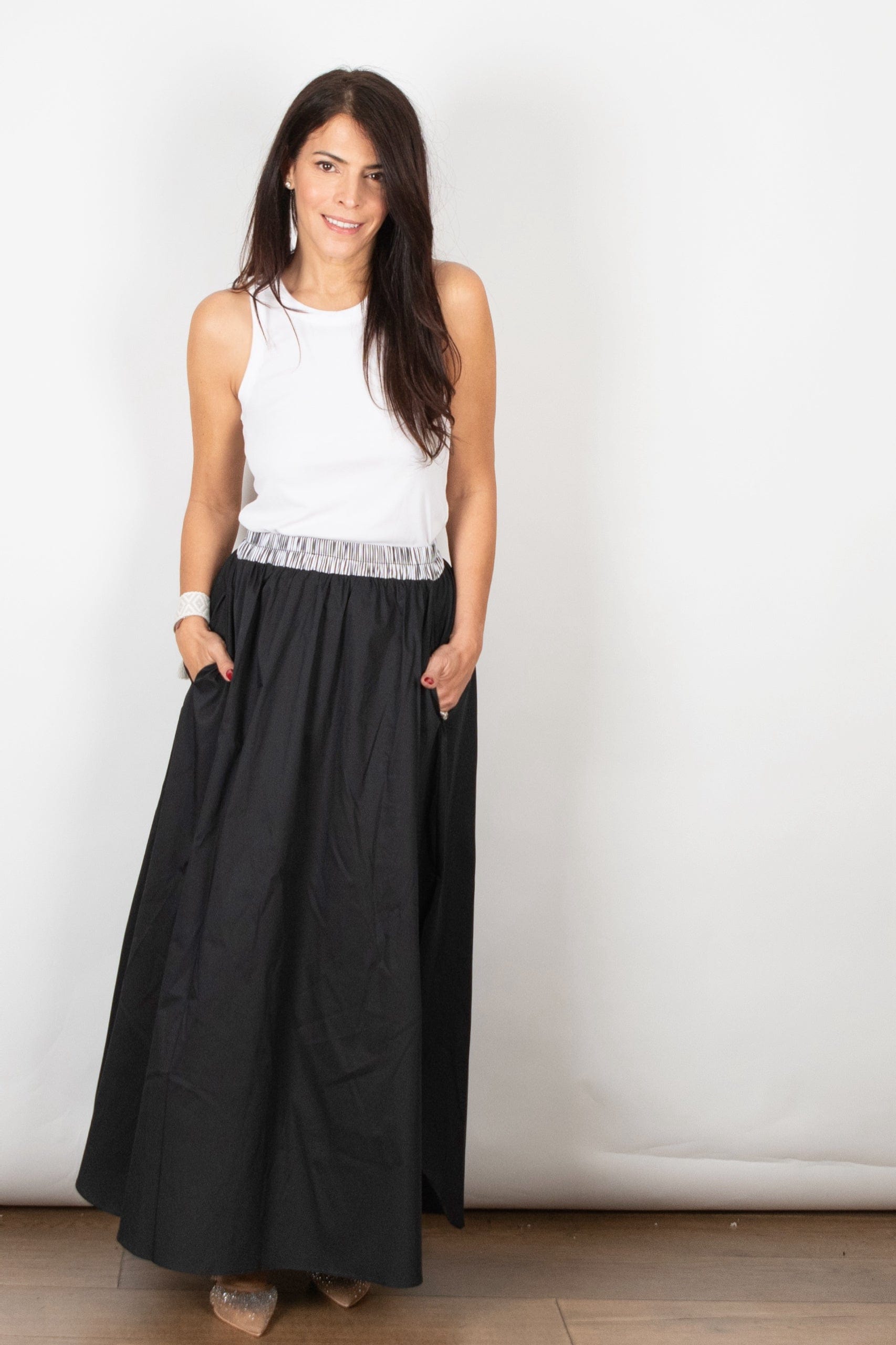 CLARSON חצאית שחורה image 0