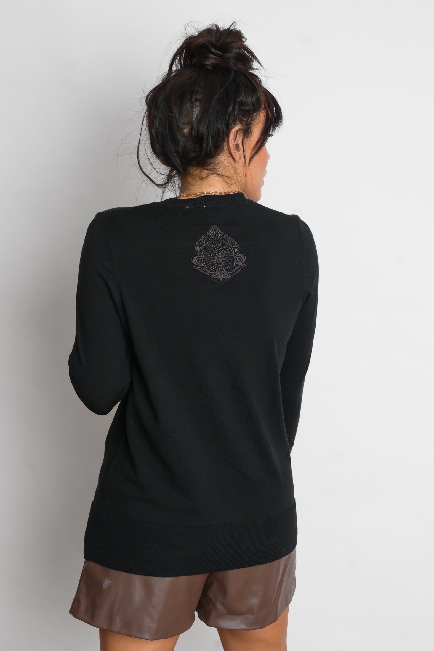 KASOSS  סריג שחור קלאסי image 5