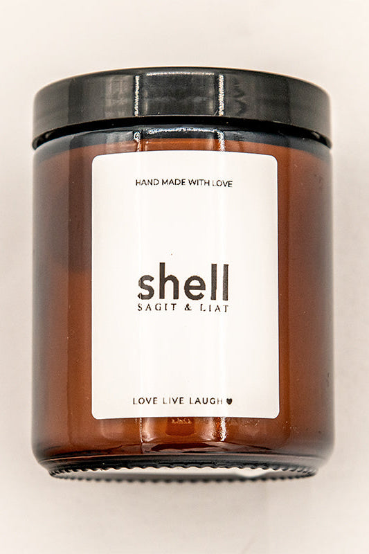 shell נר ניחוח אוקיינוס