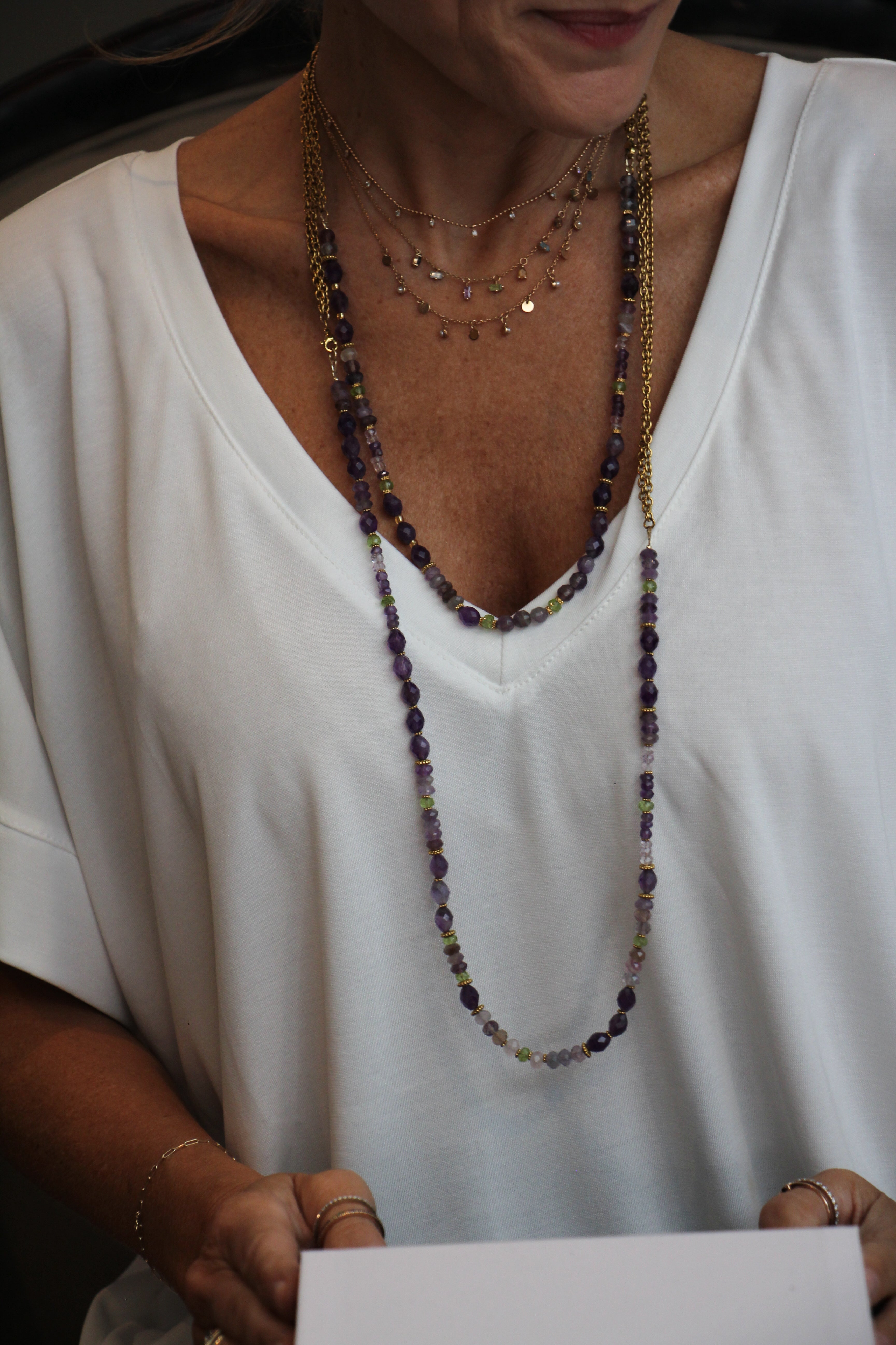 שרשרת Purple Long