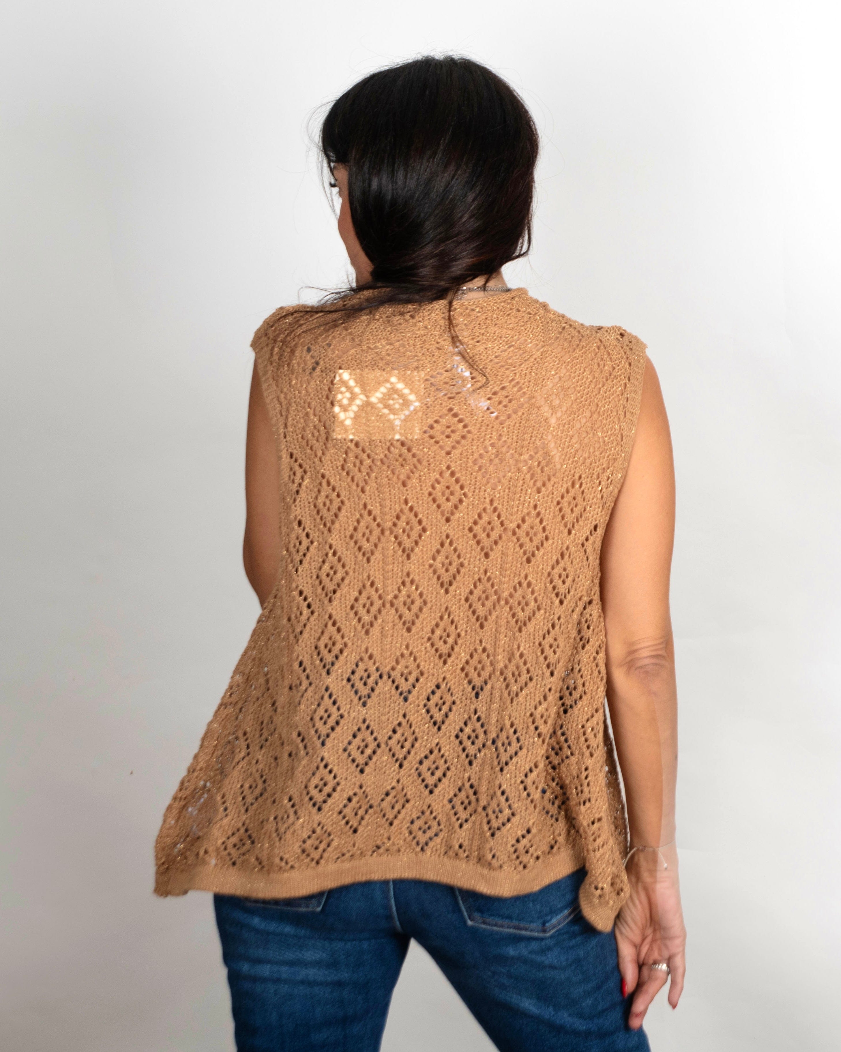 RIHANNA מיני גולף חורים קאמל image 7