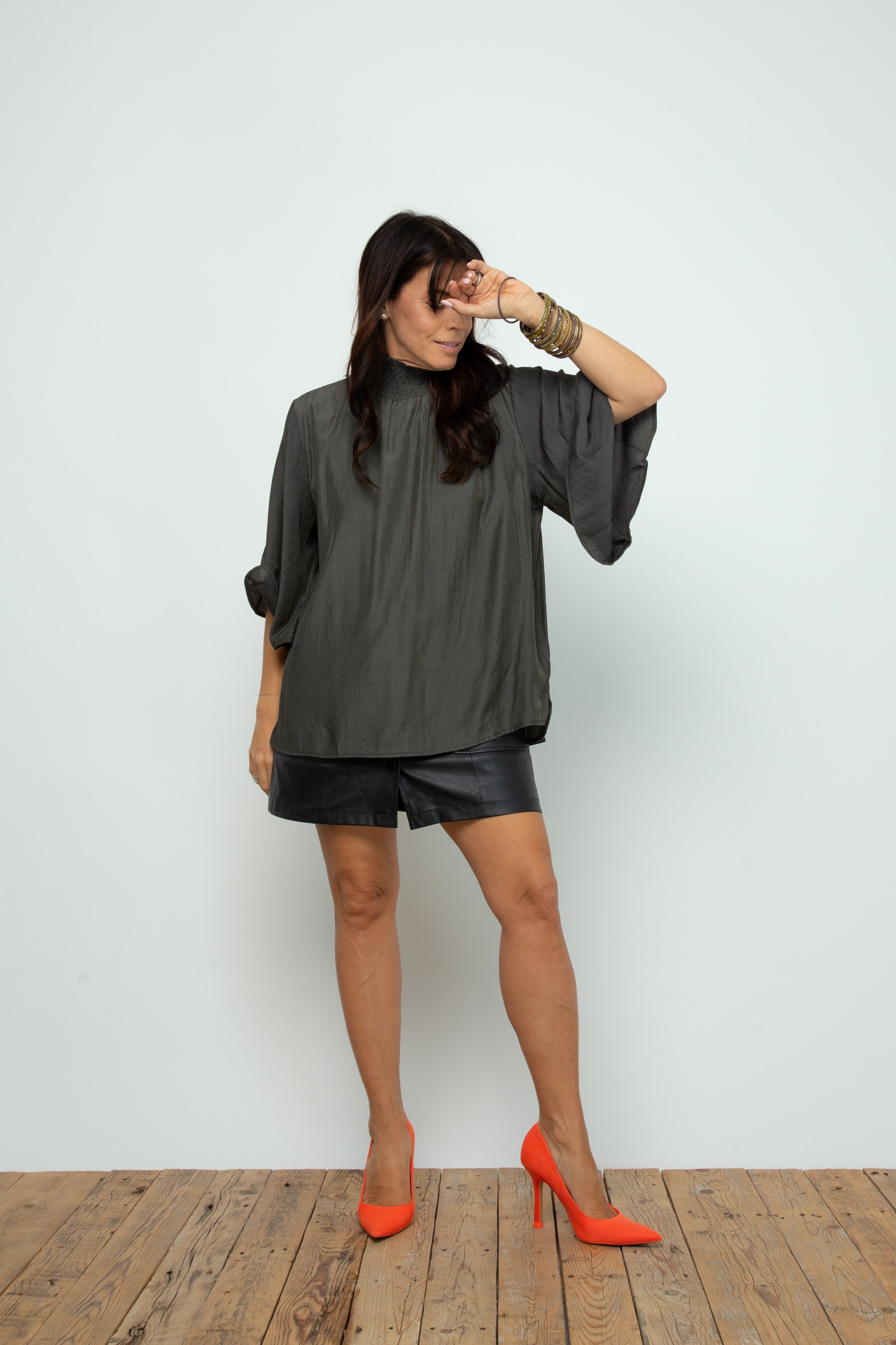 ATHENA NEW חולצה אפורה image 3