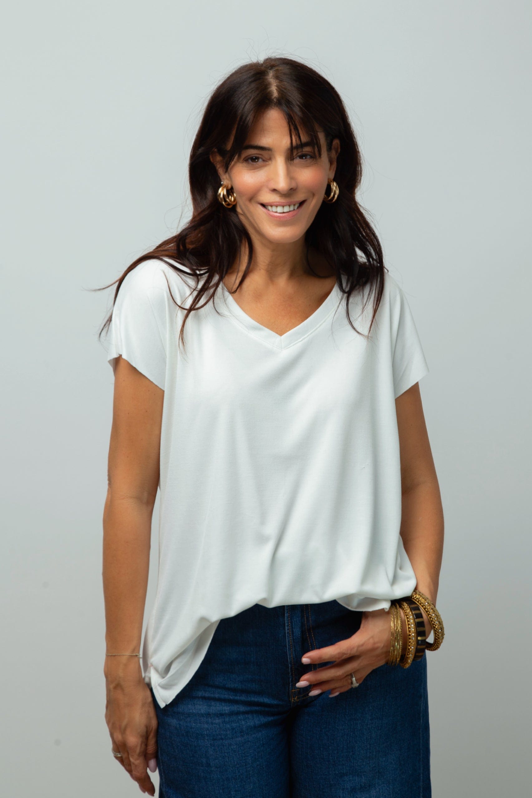 DALLY V חולצה לבנה image 0