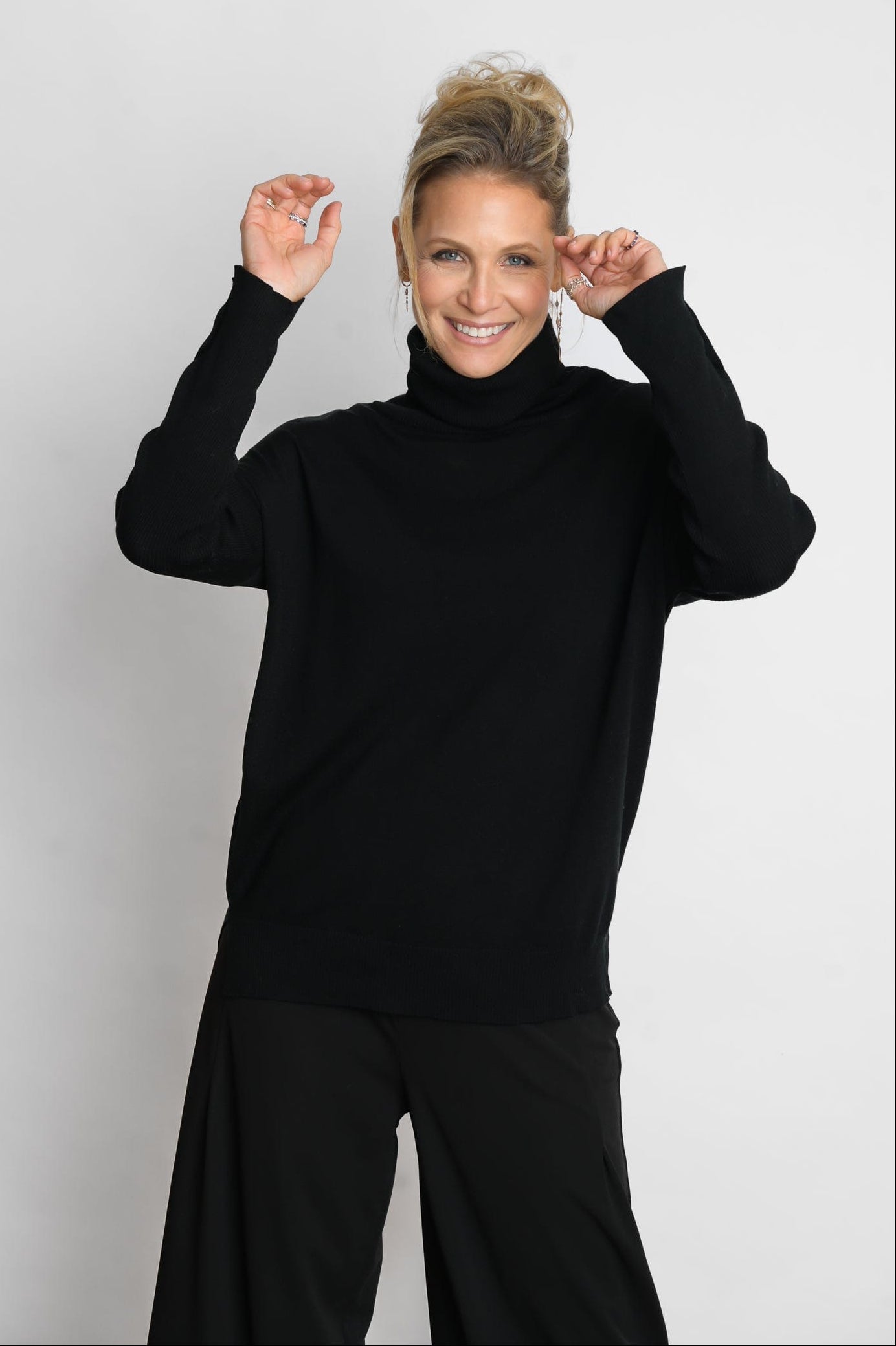 ALIMIA סריג שחור גולף image 5