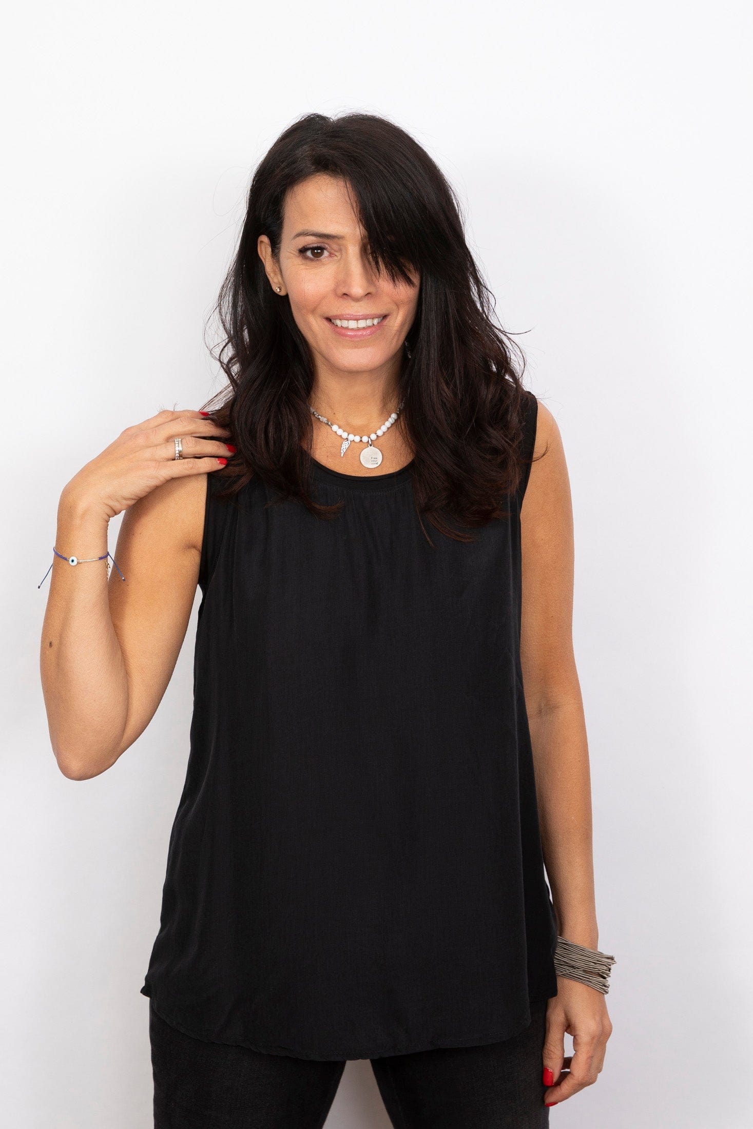 LUNA גופיה שחורה image 5