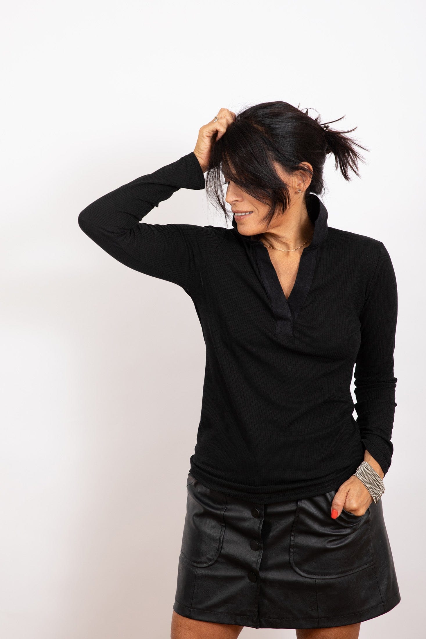 I SHIRT  חולצה שחורה image 8