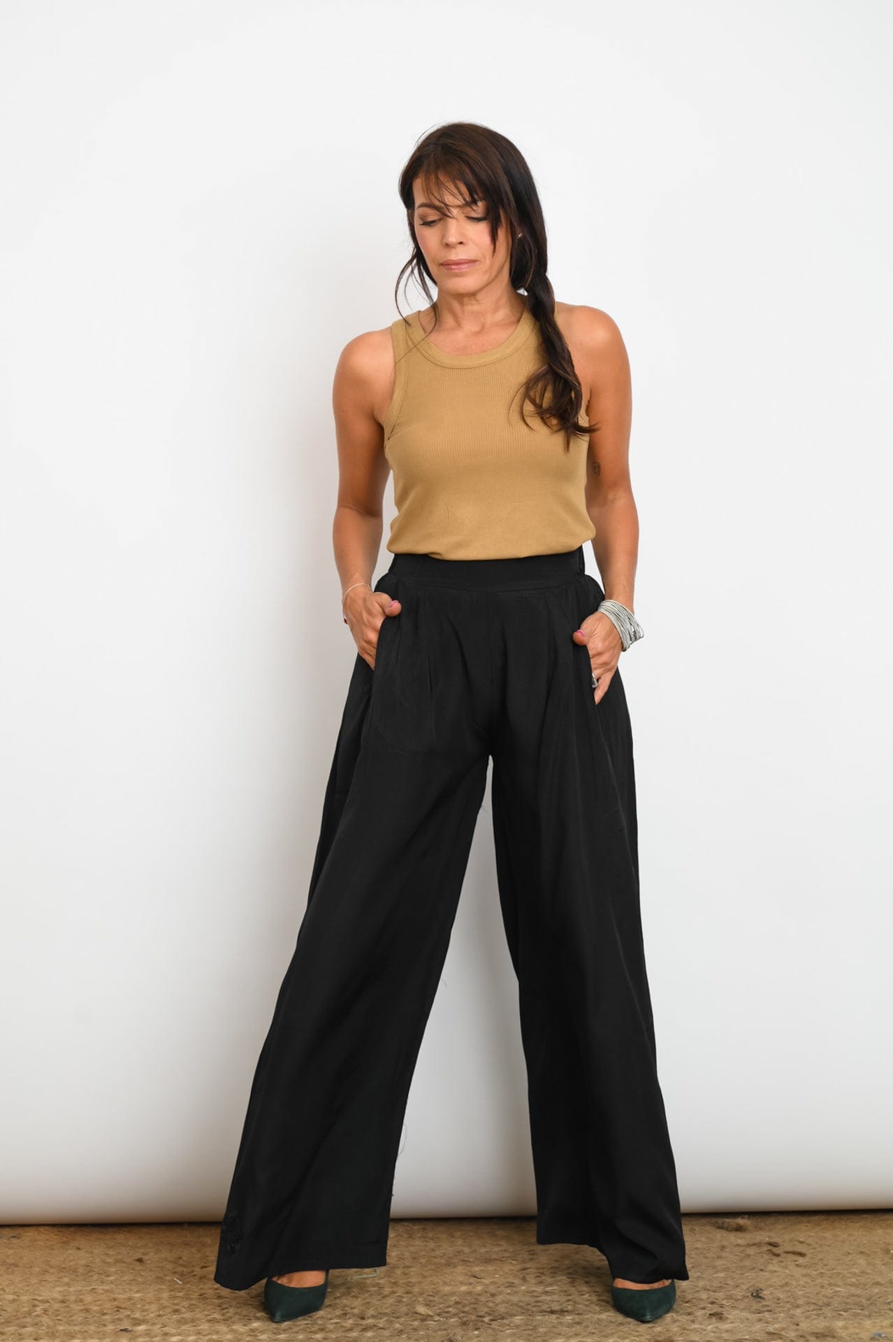 RON מכנסים שחורים image 7