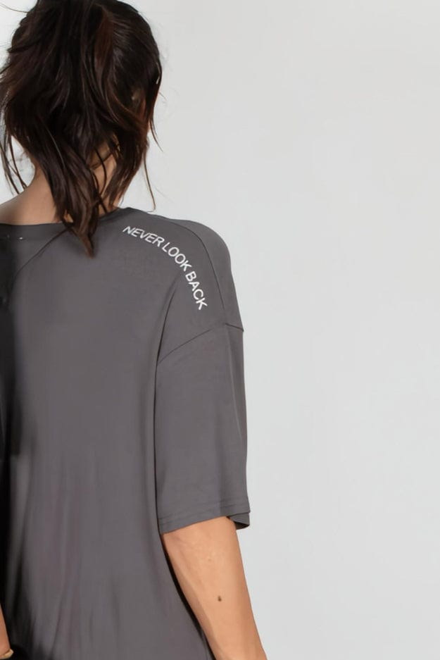 EYAL חולצה יוניסקס אפורה image 4