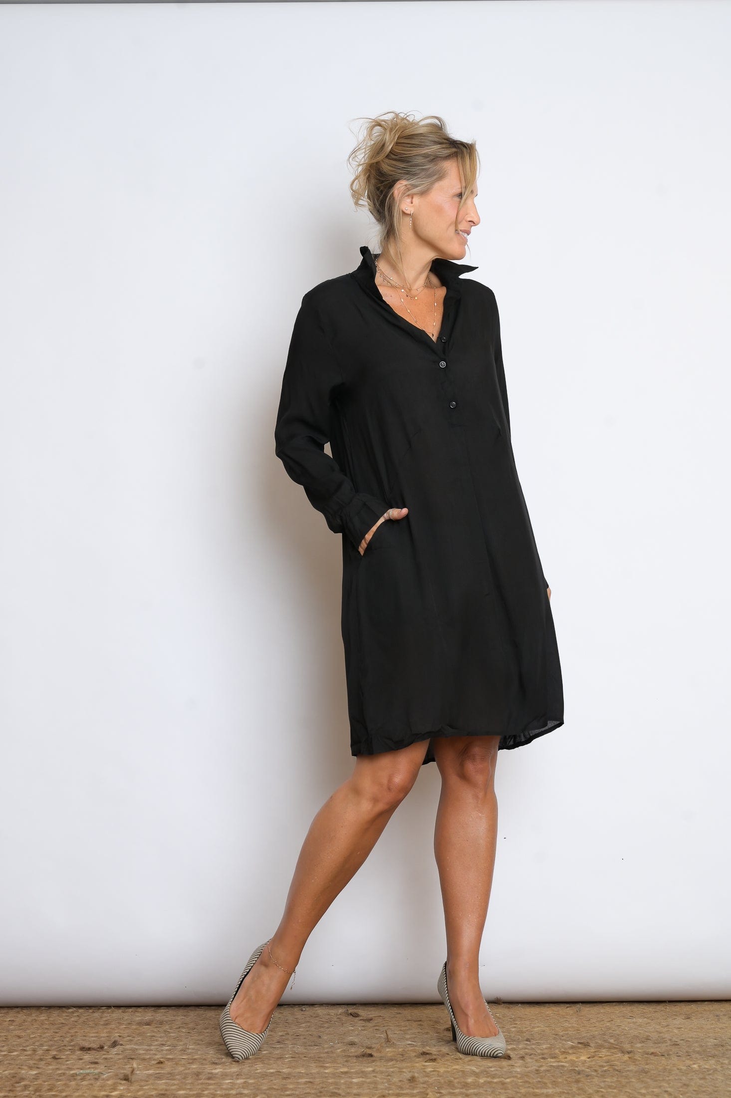 FRITZI שמלה מיני שחורה image 2