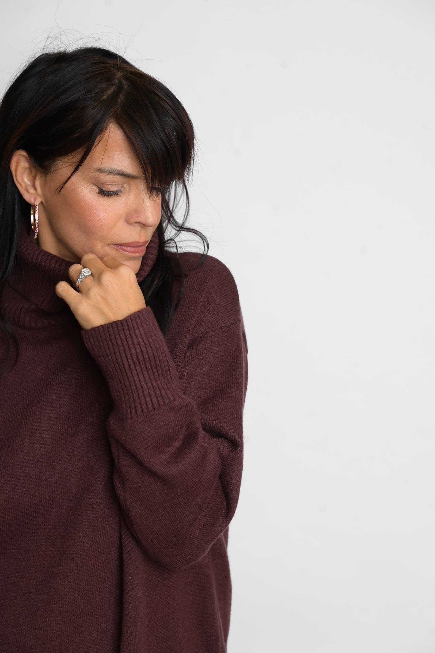 SYMI סריג גולף חום image 4