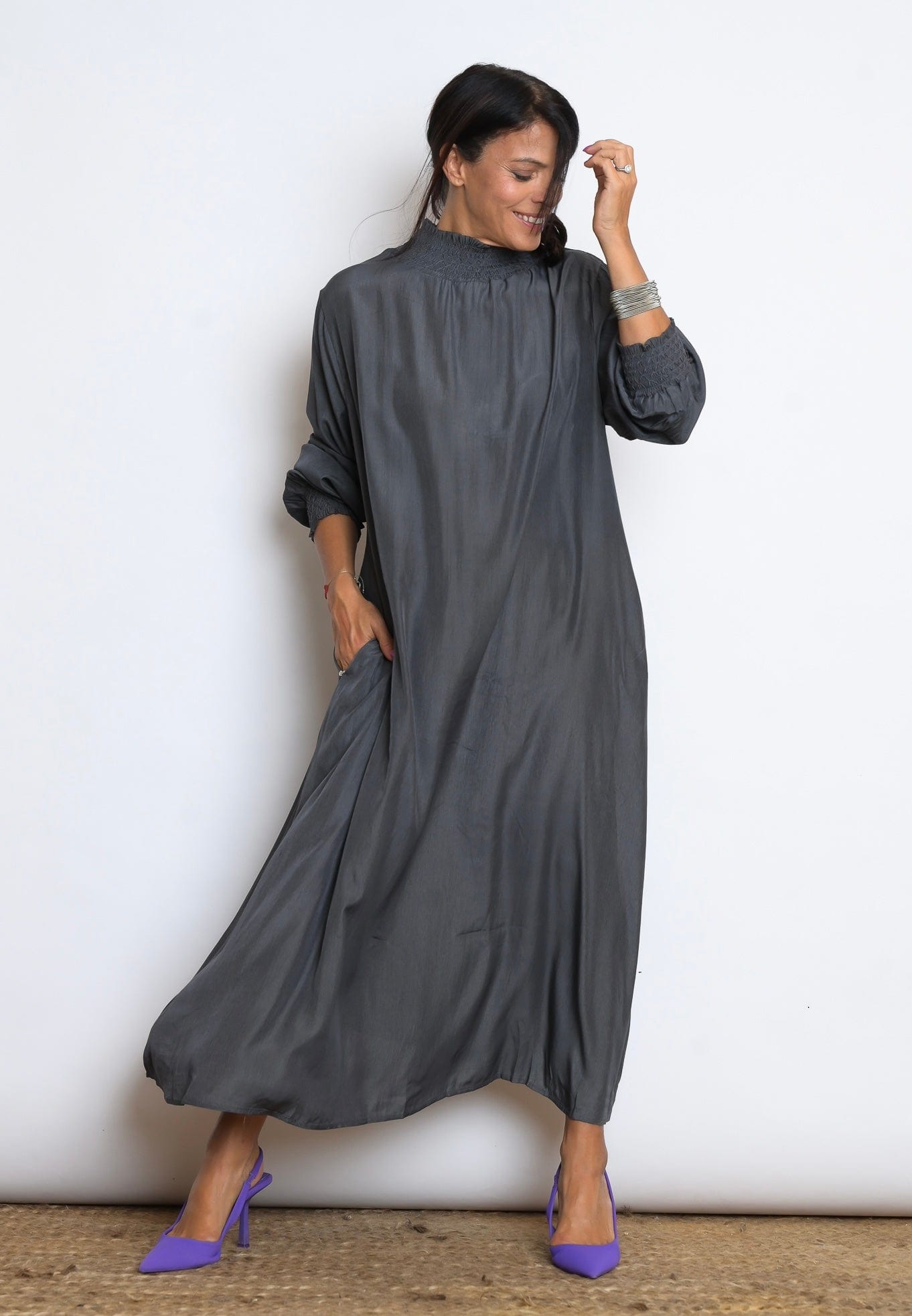 RAINI שמלה אפורה גולף image 0