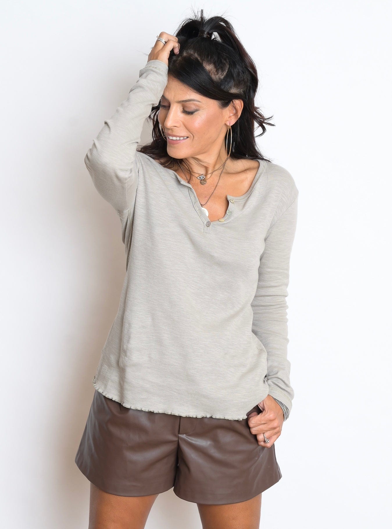 G SHIRT חולצת כפתורים image 2