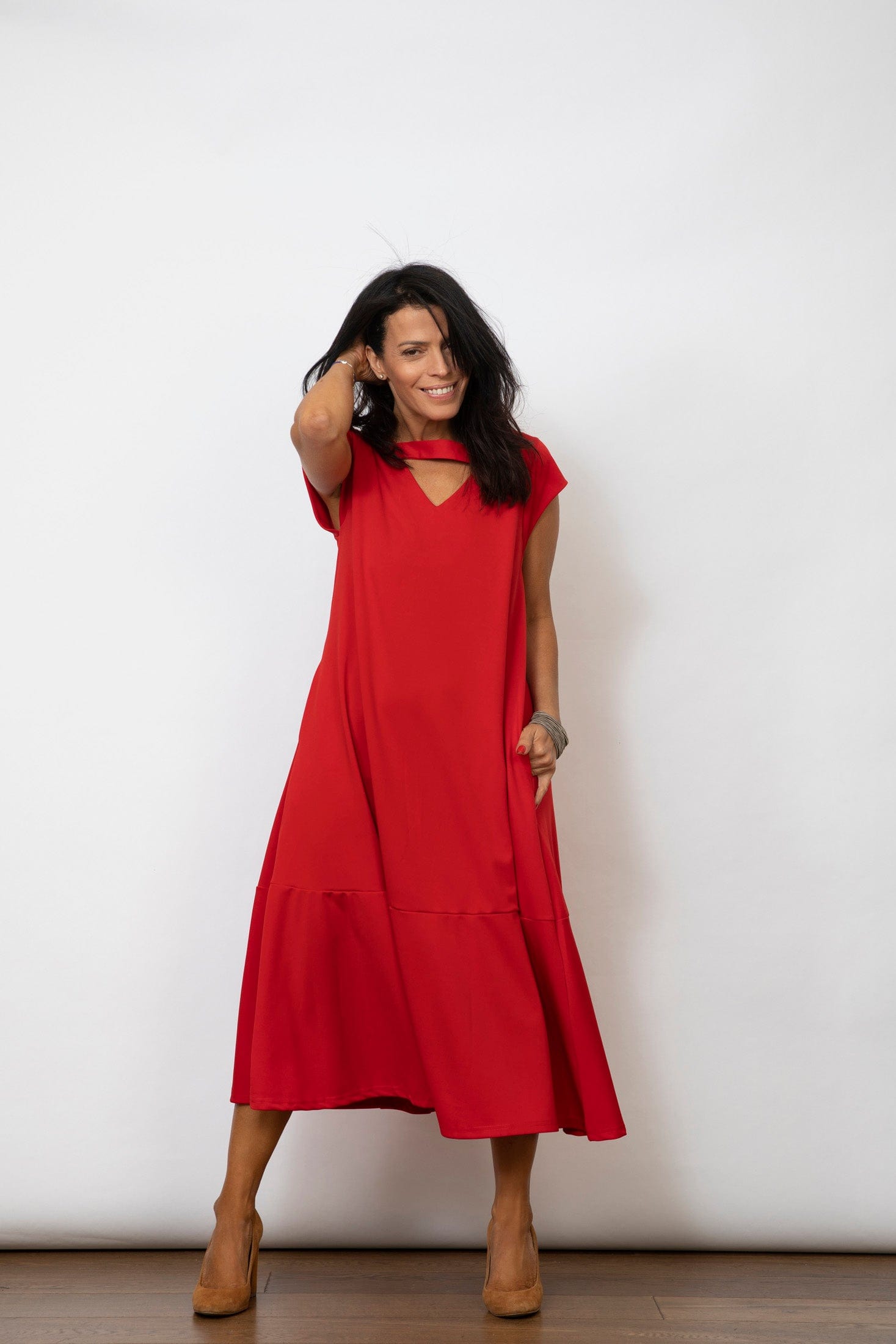 GALIA שמלה אדומה image 1