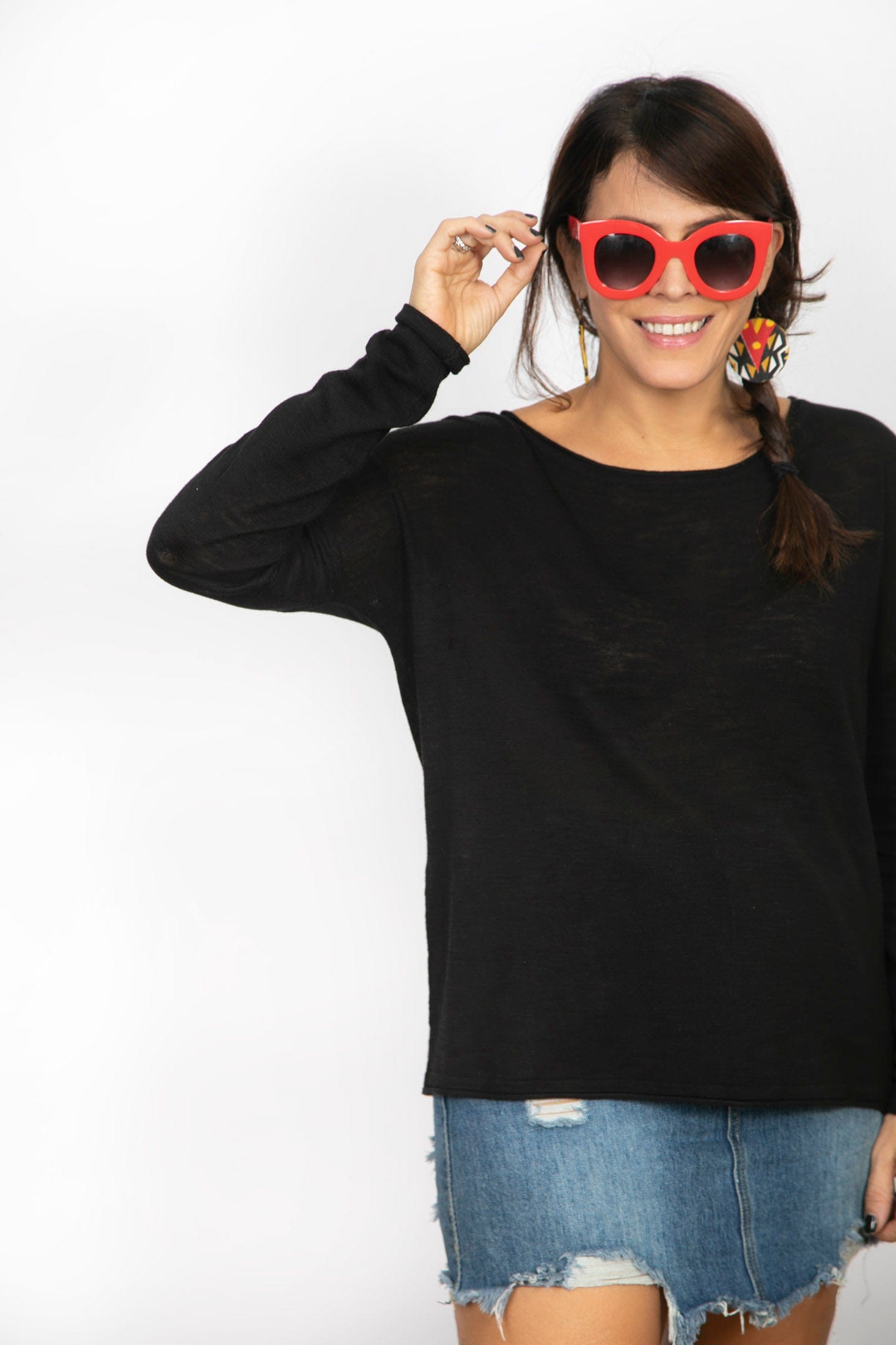 KATE חולצה שחור image 0