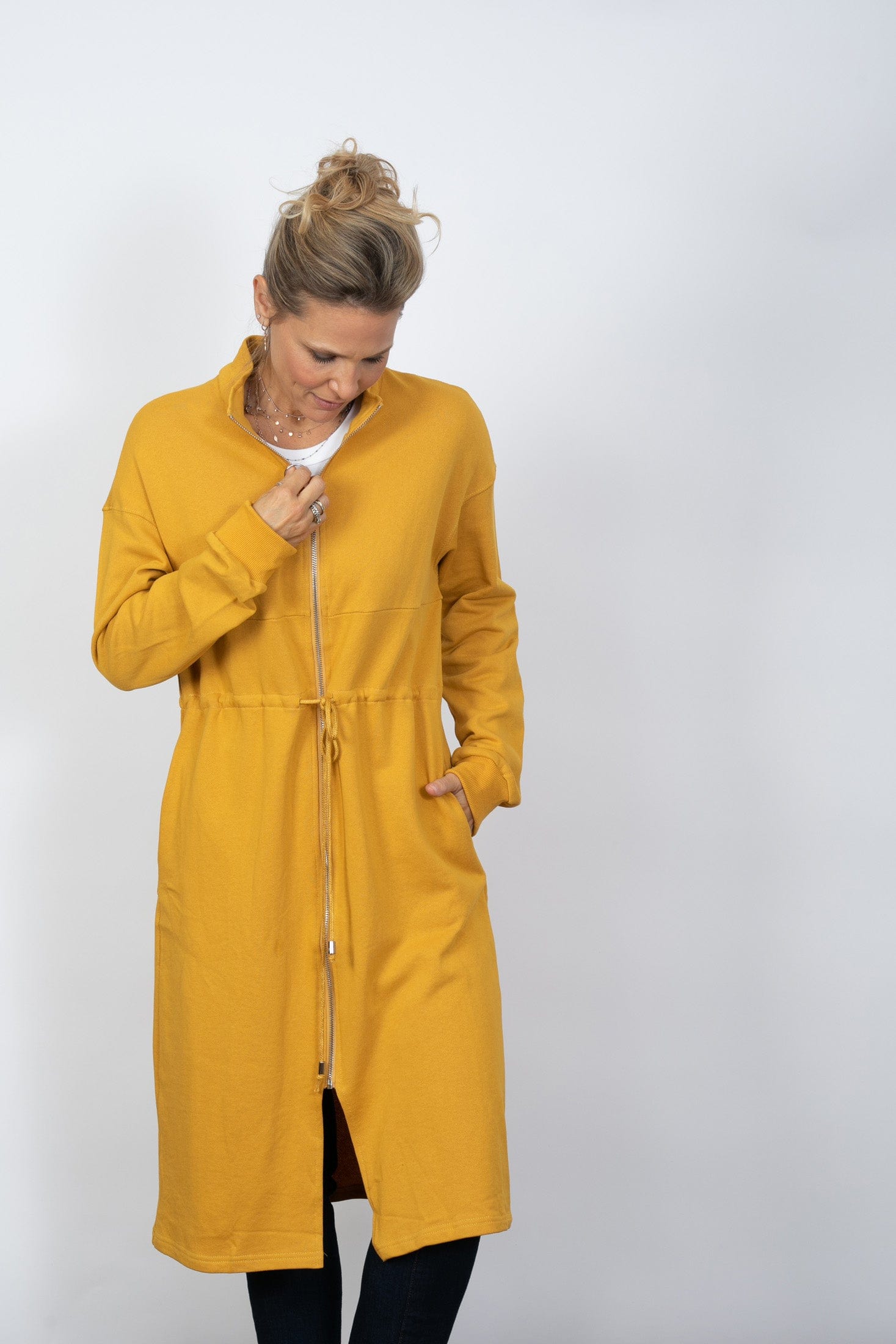 MELON עליונית טרנינג חרדל image 10