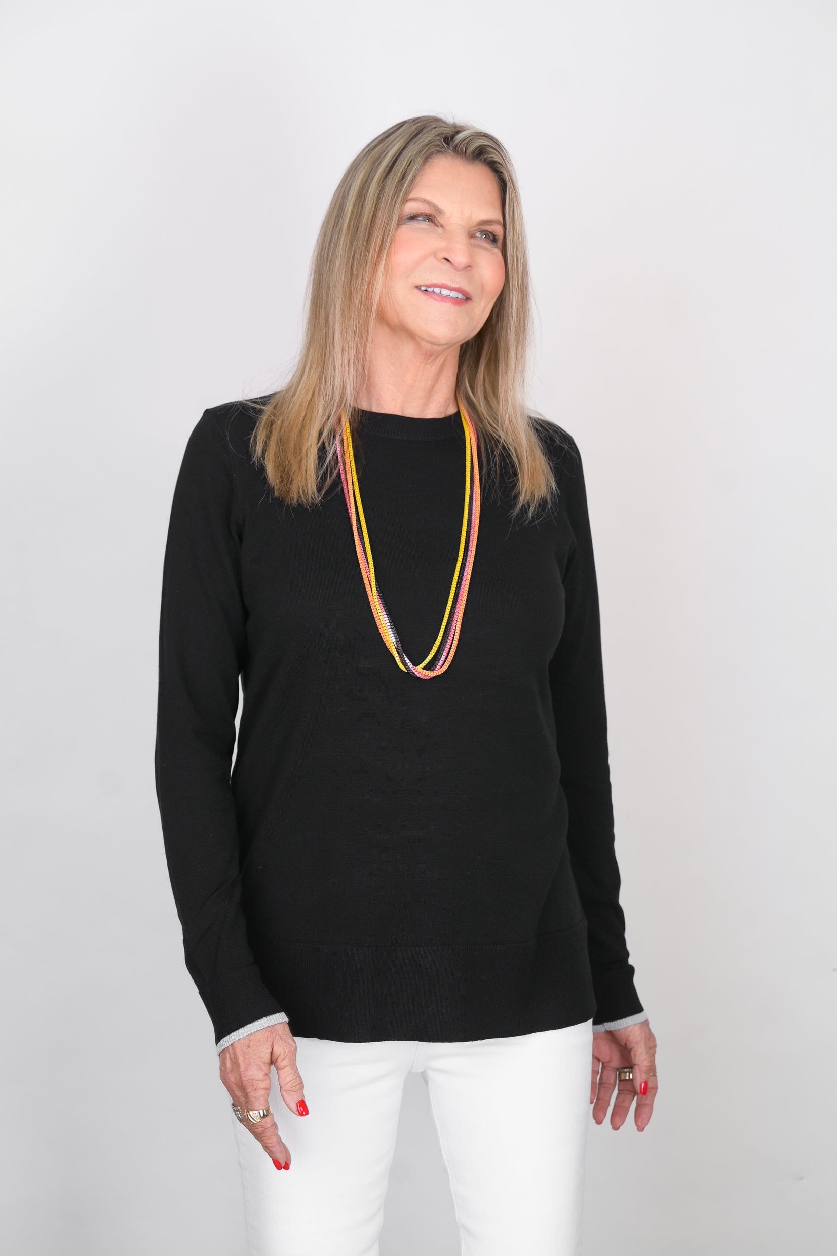 KASOSS  סריג שחור קלאסי image 14