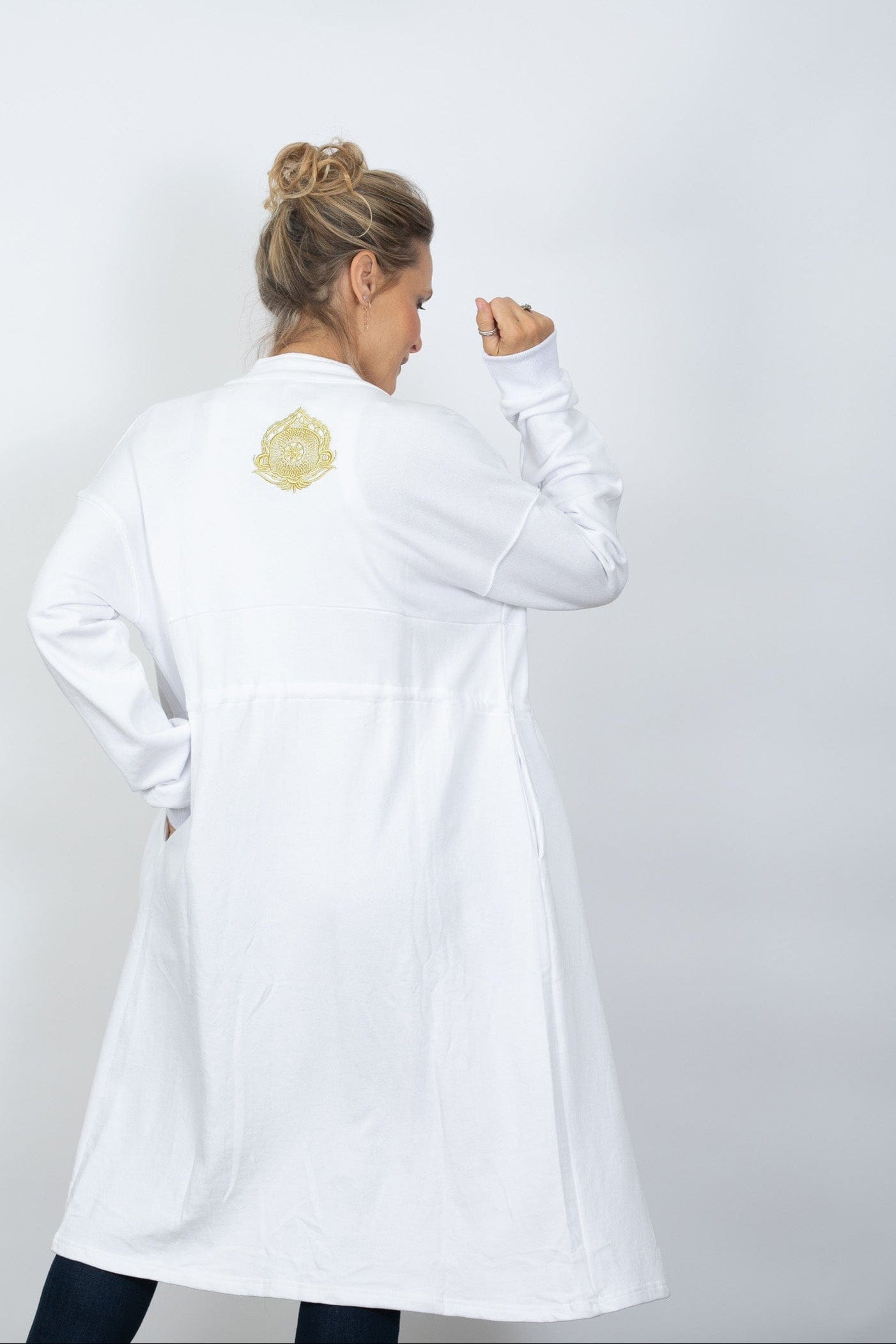 MELON עליונית טרנינג לבן image 5