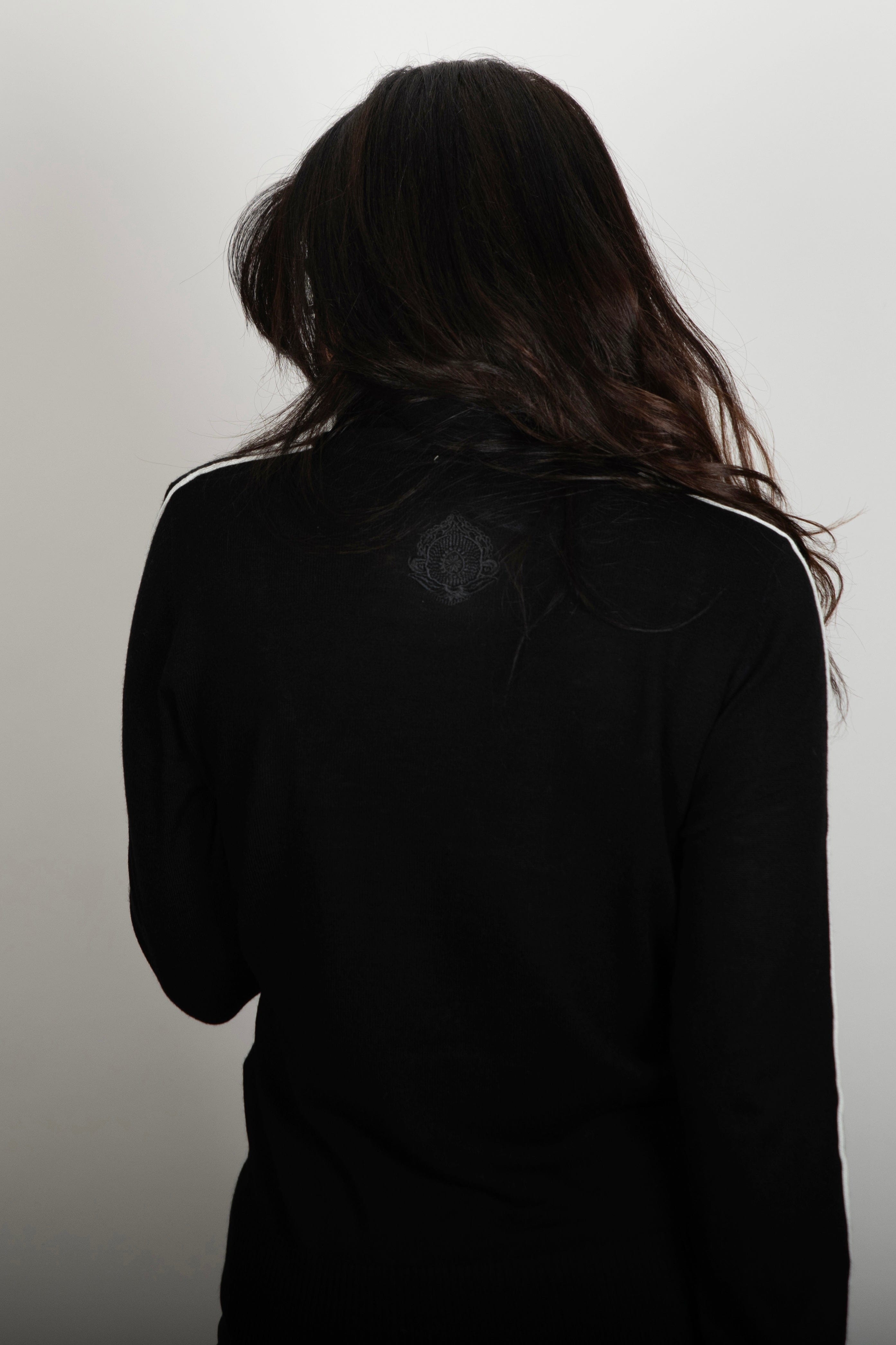 DONNA סריג גולף שחור image 2