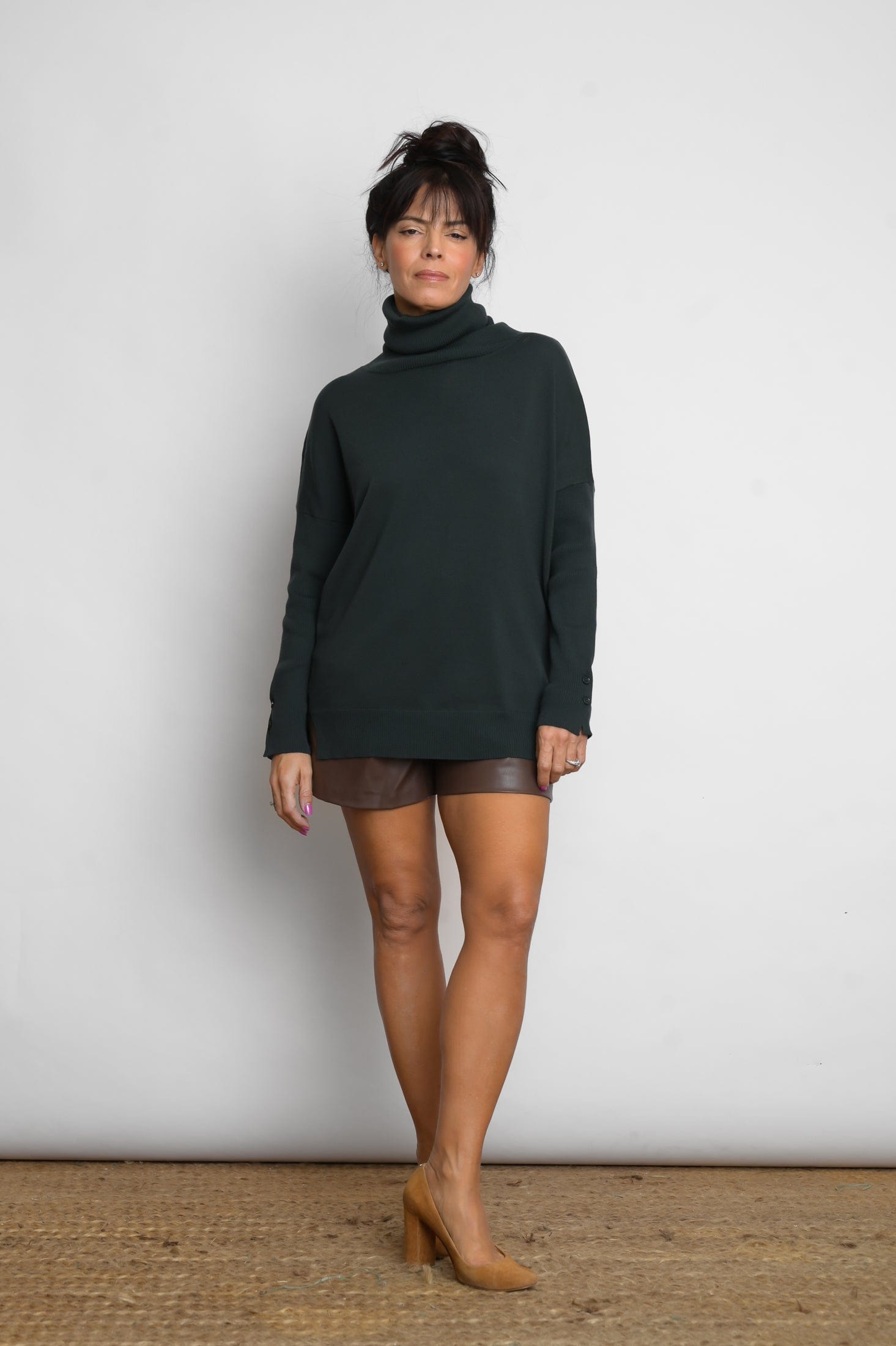 ALIMIA  סריג גולף ירוק image 1