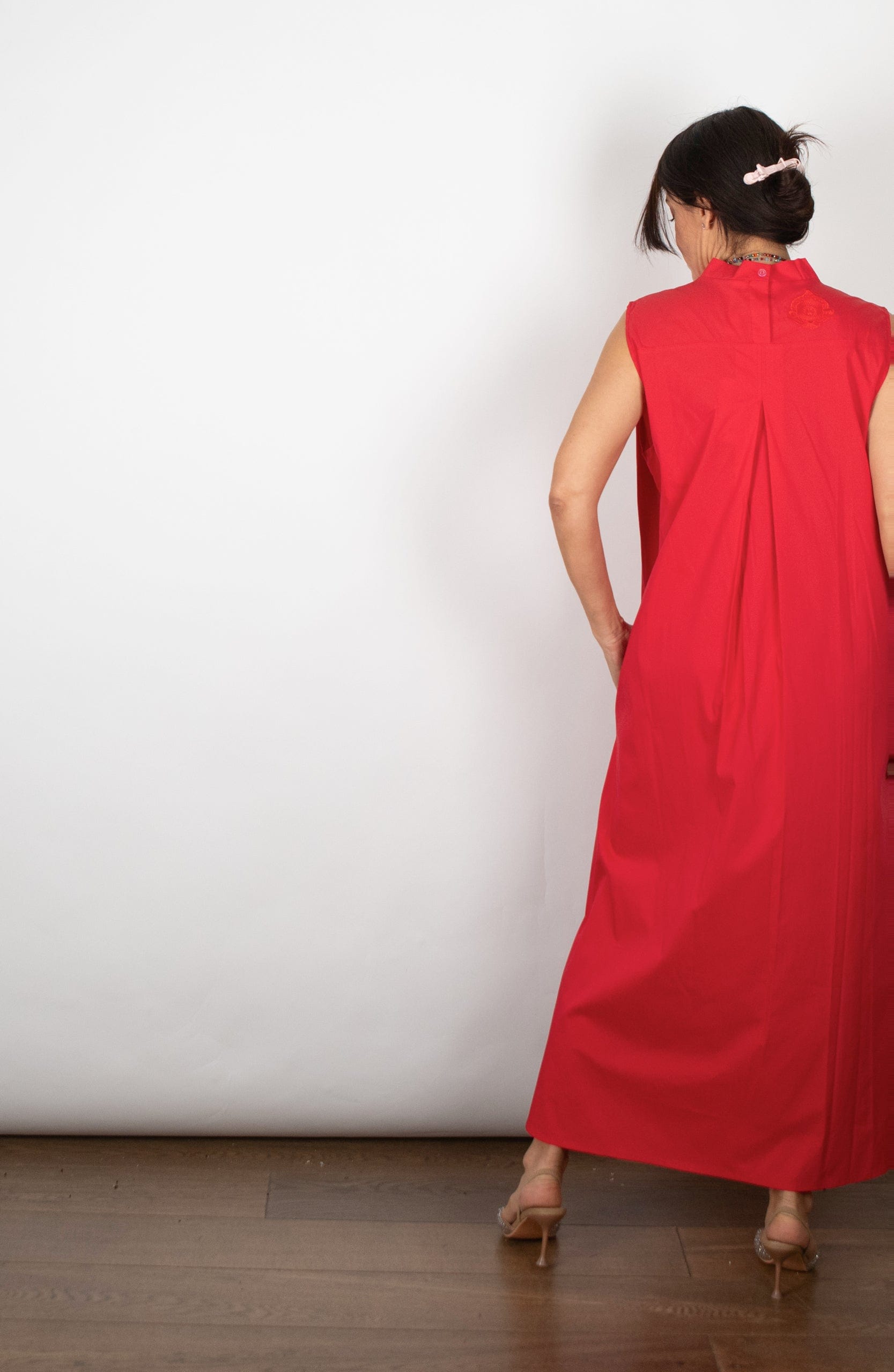 HOLIDAY  שמלה מקסי אדומה image 5