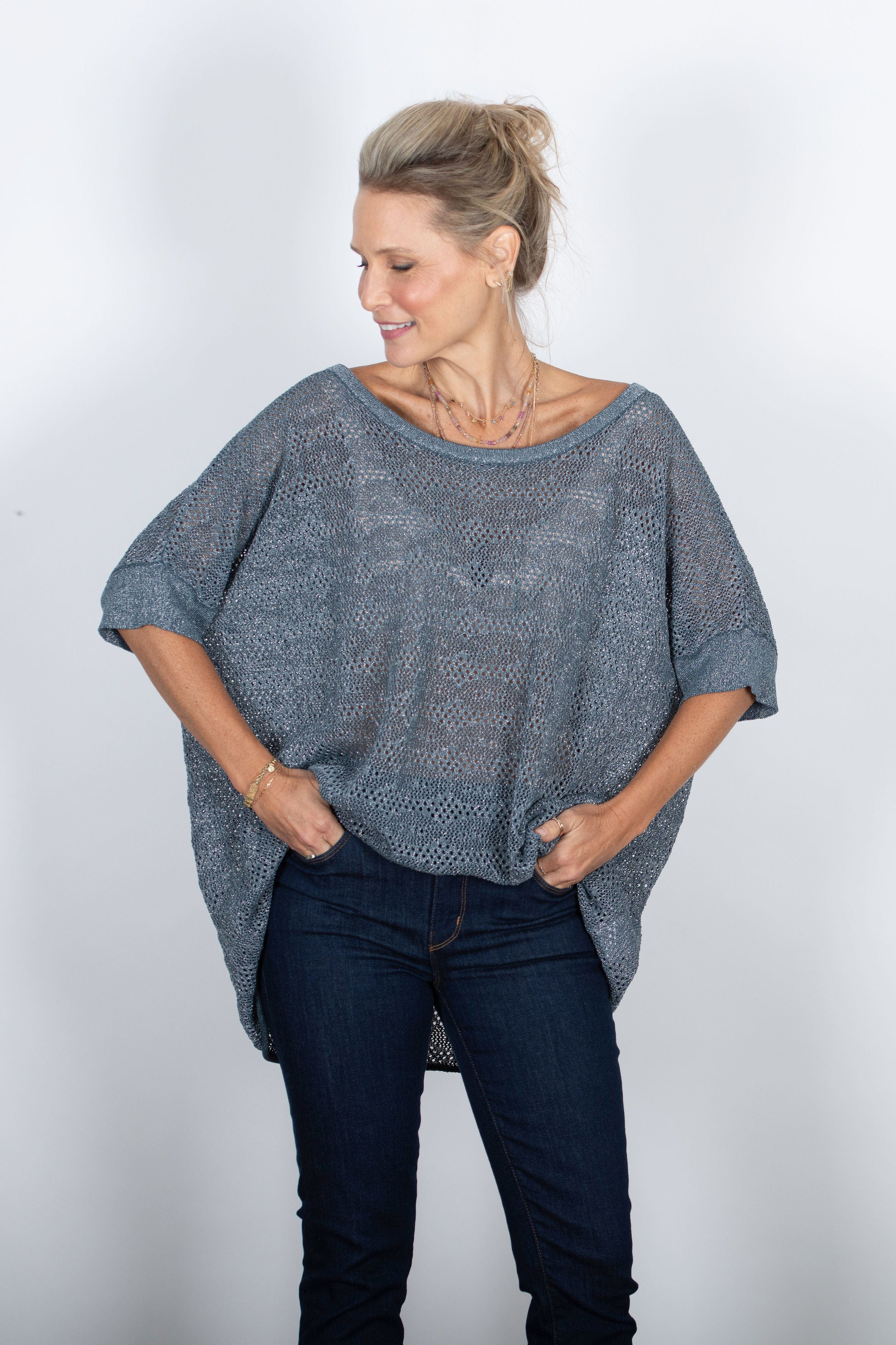 אוברסייז חורים כחול ODED image 8