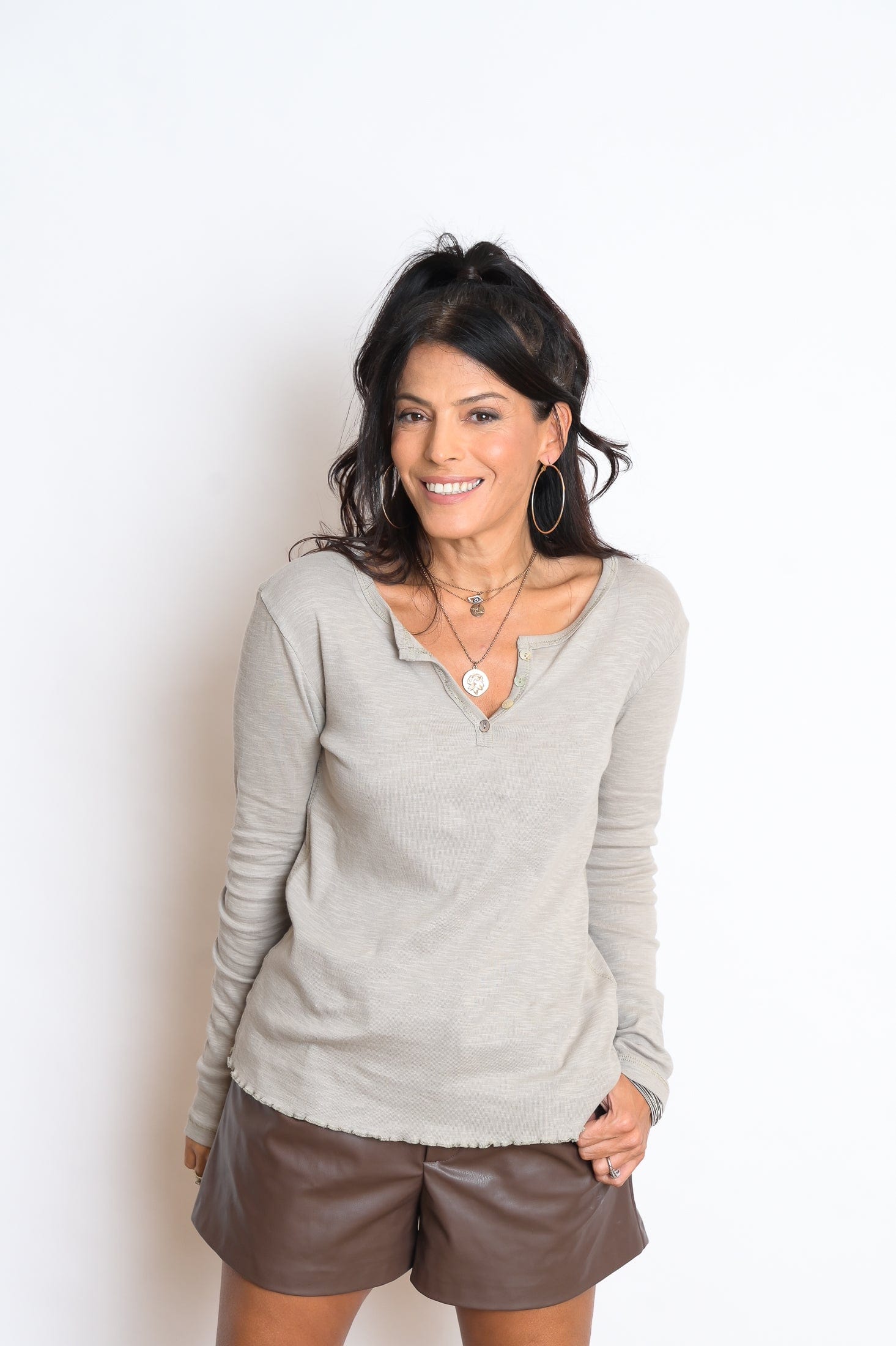 G SHIRT חולצת כפתורים image 7