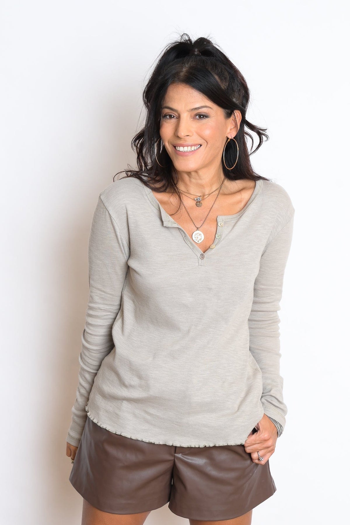 G SHIRT חולצת כפתורים image 7