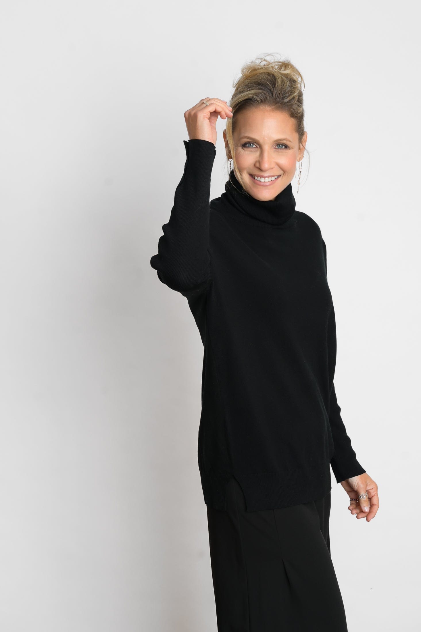 ALIMIA סריג שחור גולף image 2