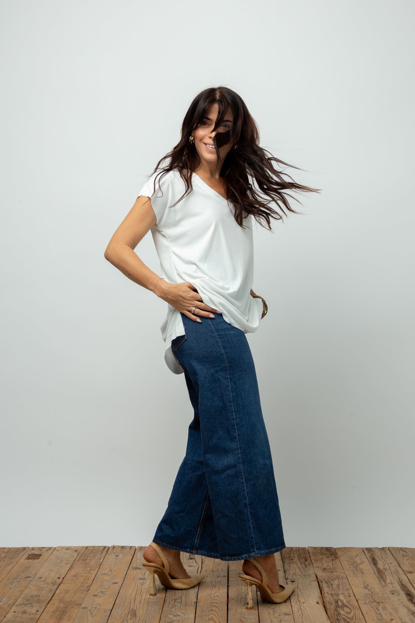 DALLY V חולצה לבנה image 5