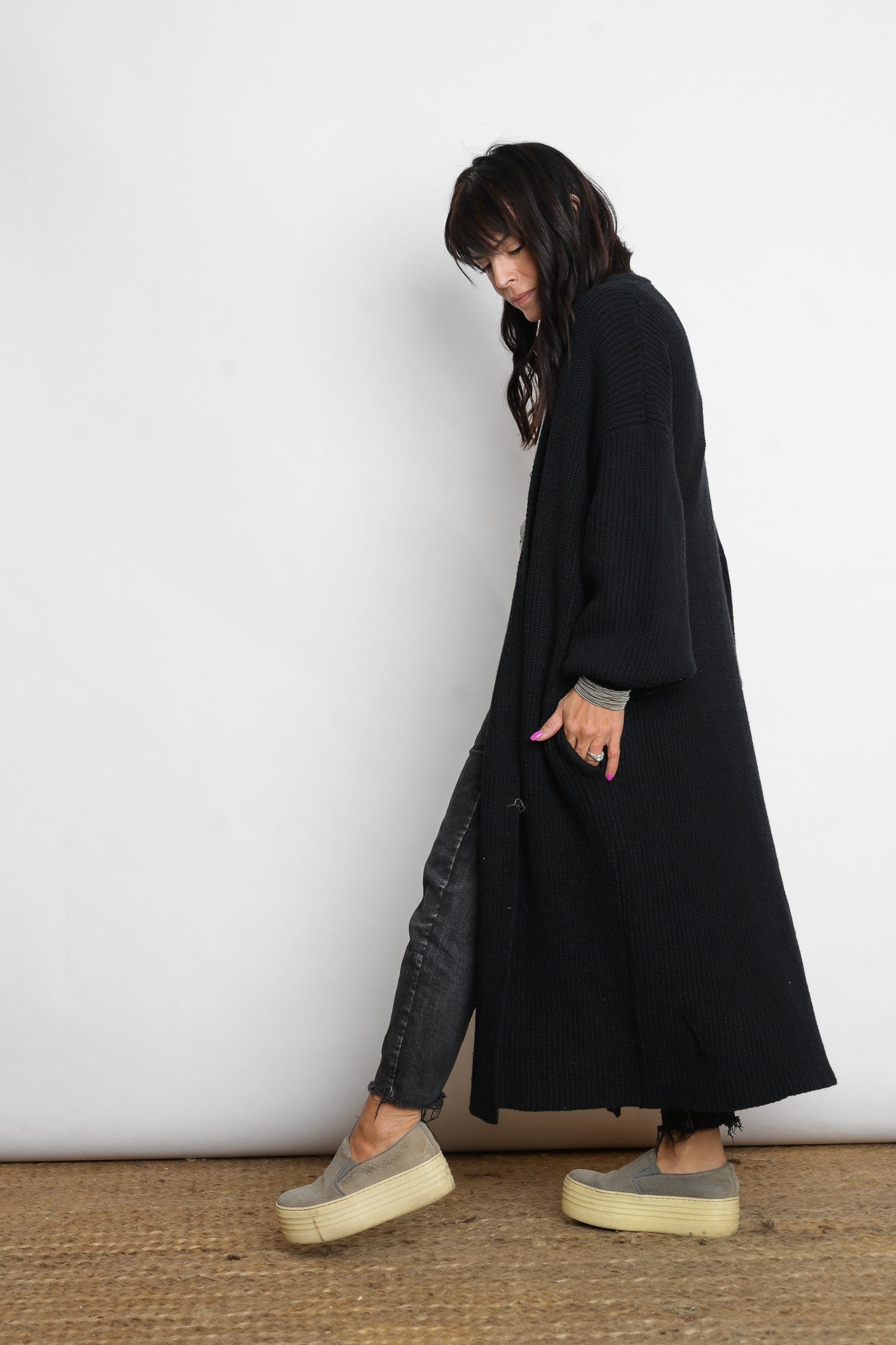 MILOS עליונית סריג שחורה image 5