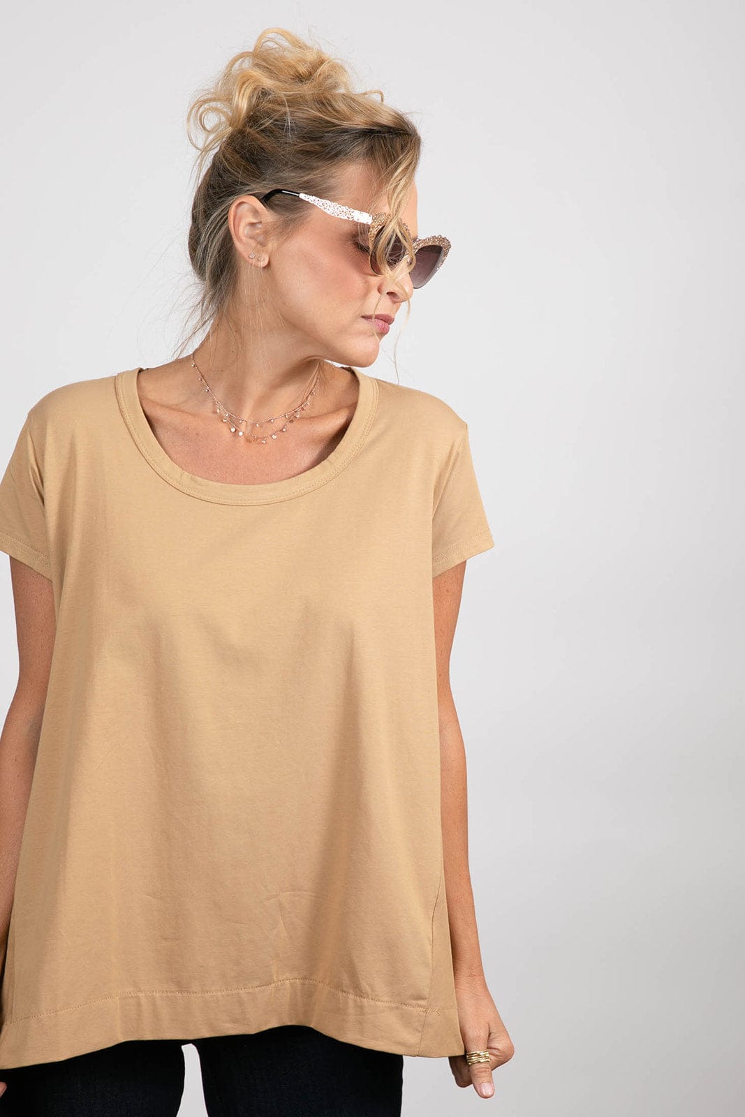 SALFIR חולצה קאמל image 4