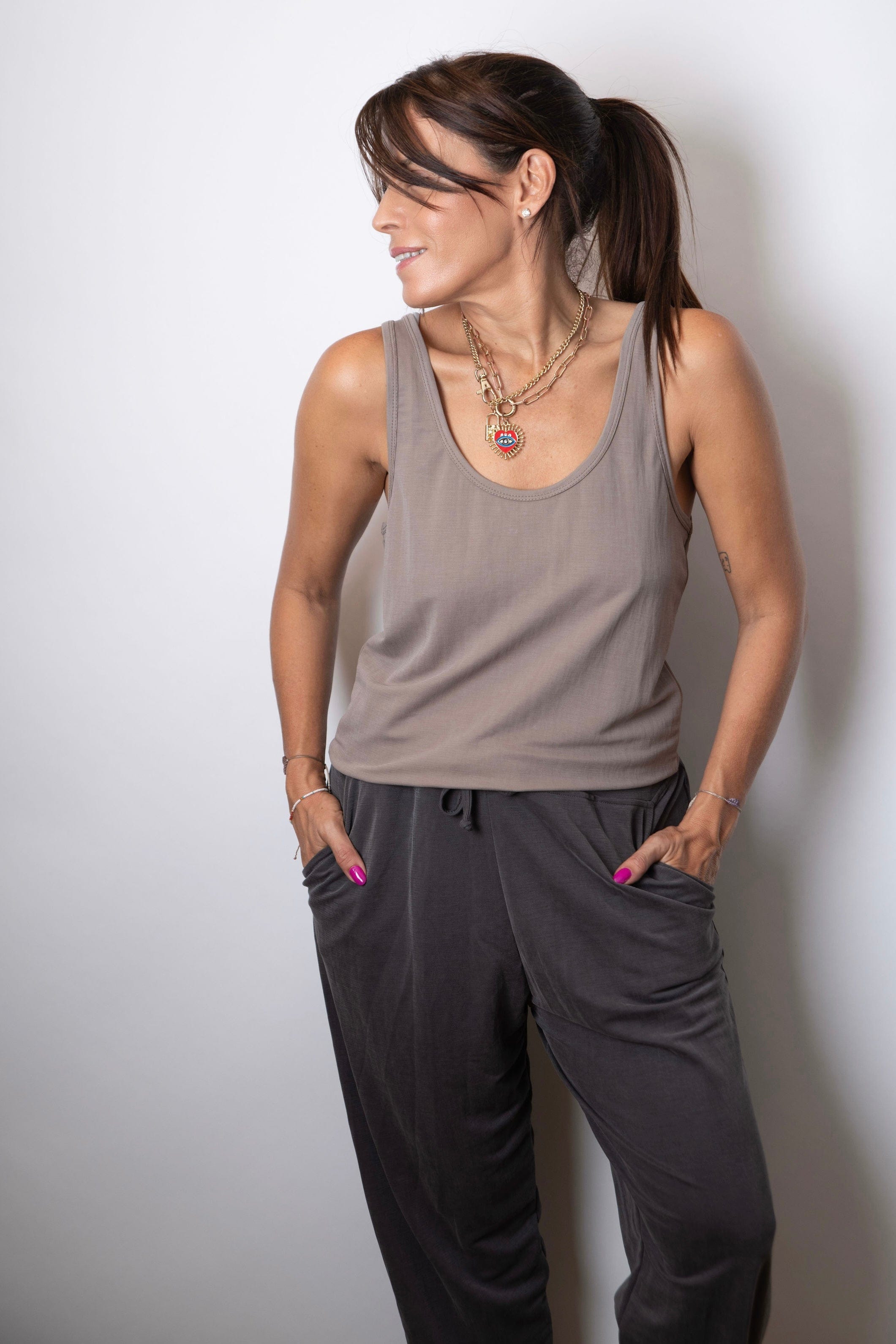 PELES גופיה קאמל קלאסית image 0