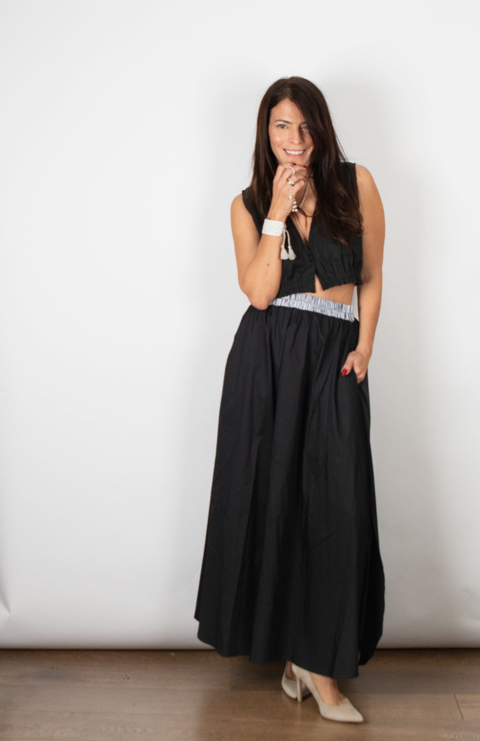 CLARSON חצאית שחורה image 8