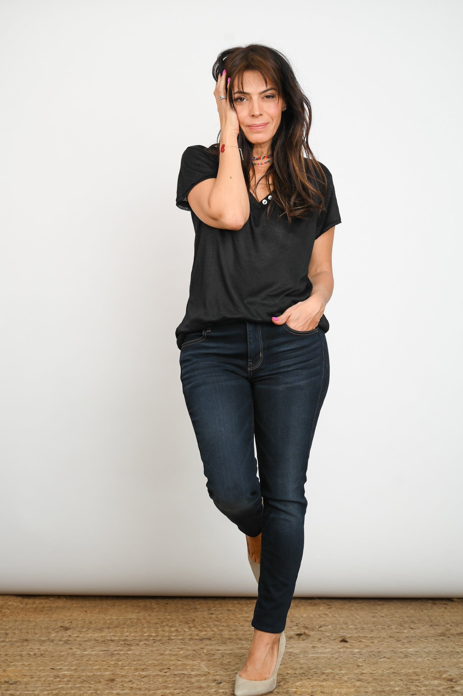 STREET  V חולצה שחורה image 4