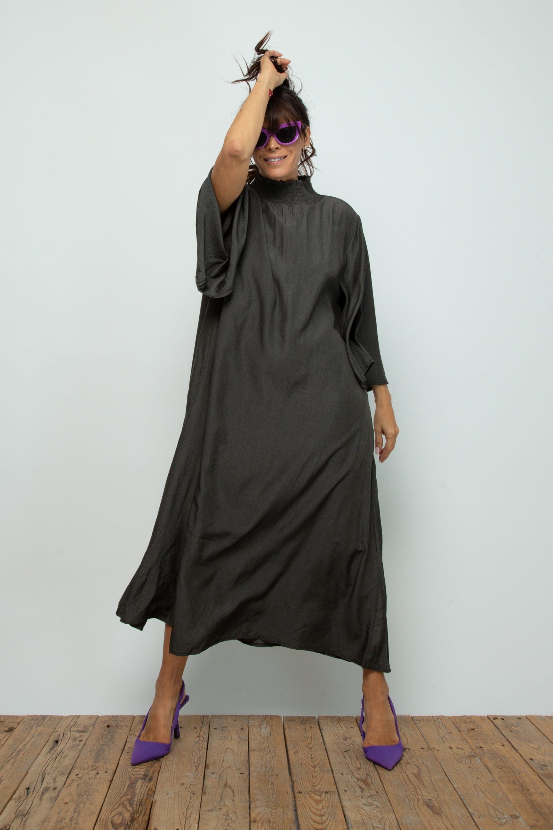 TLTAENA NEW    שמלה אוברסייז image 6