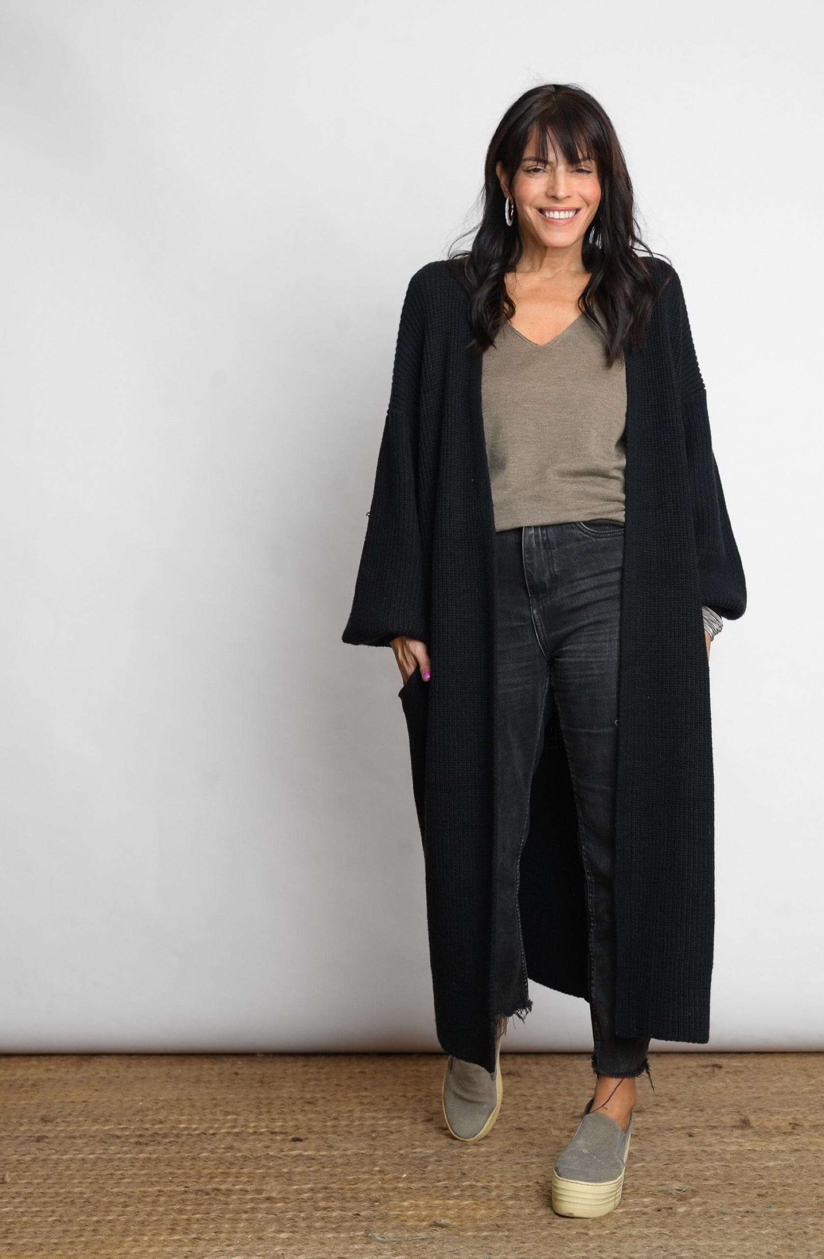 MILOS עליונית סריג שחורה image 2