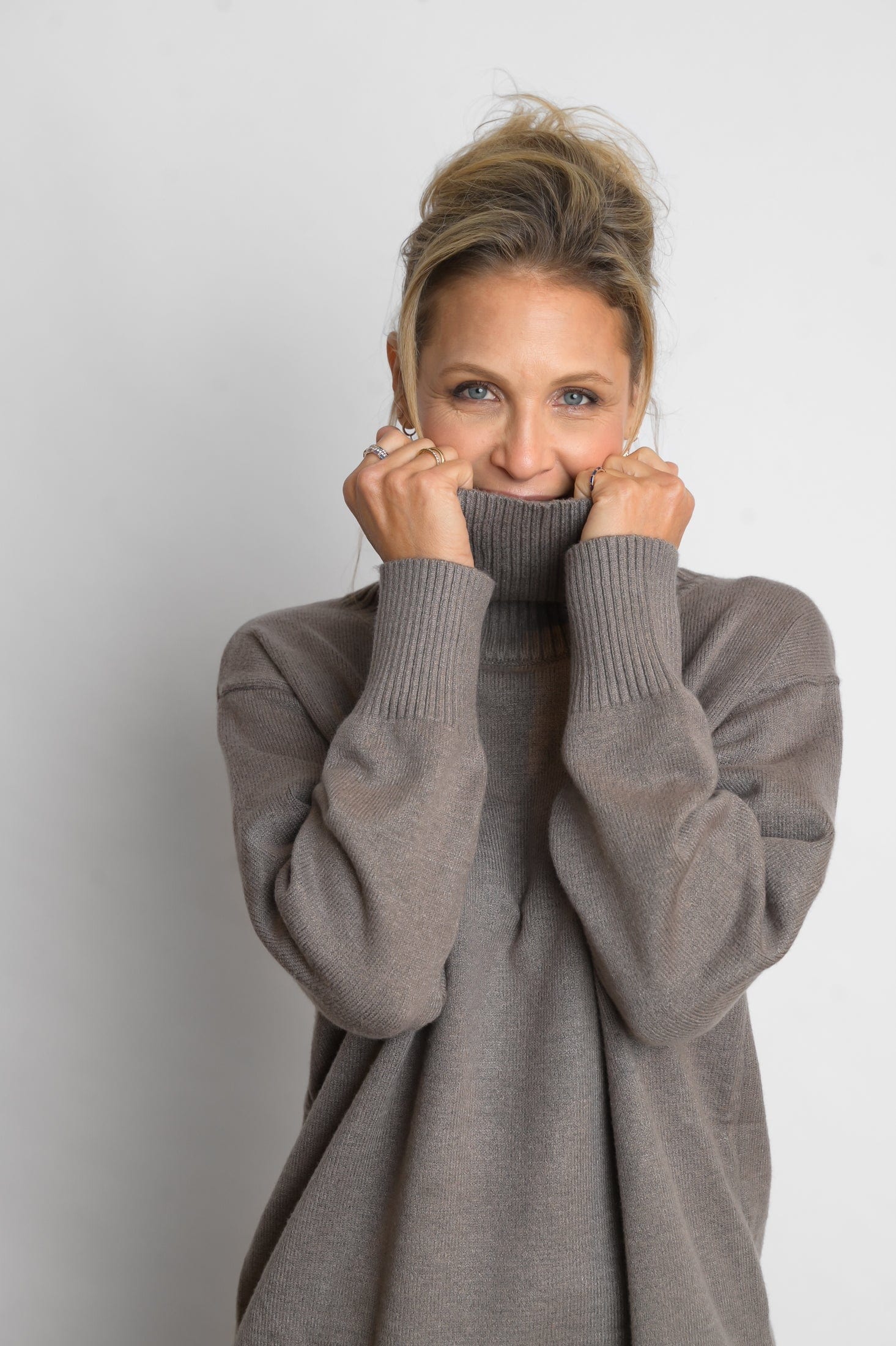 SYMI סריג גולף חאקי image 2