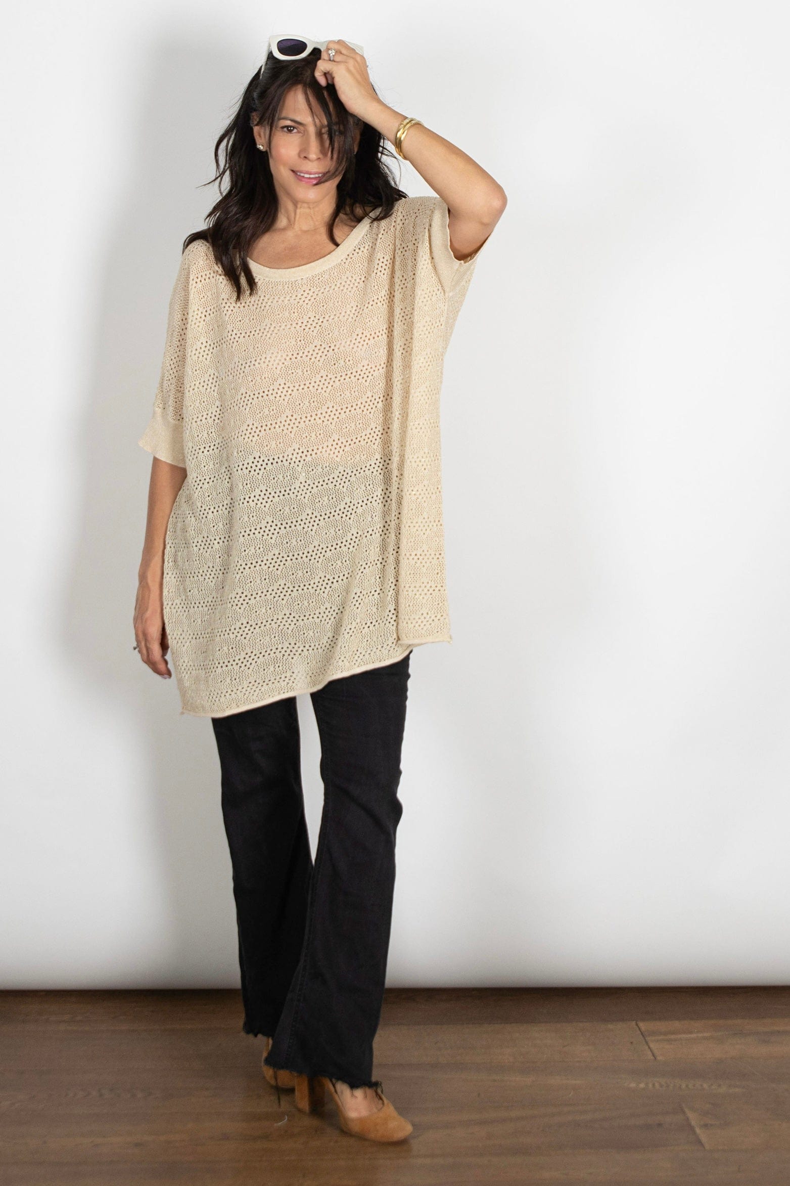 ODED אוברסייז חורים קאמל זהב image 10