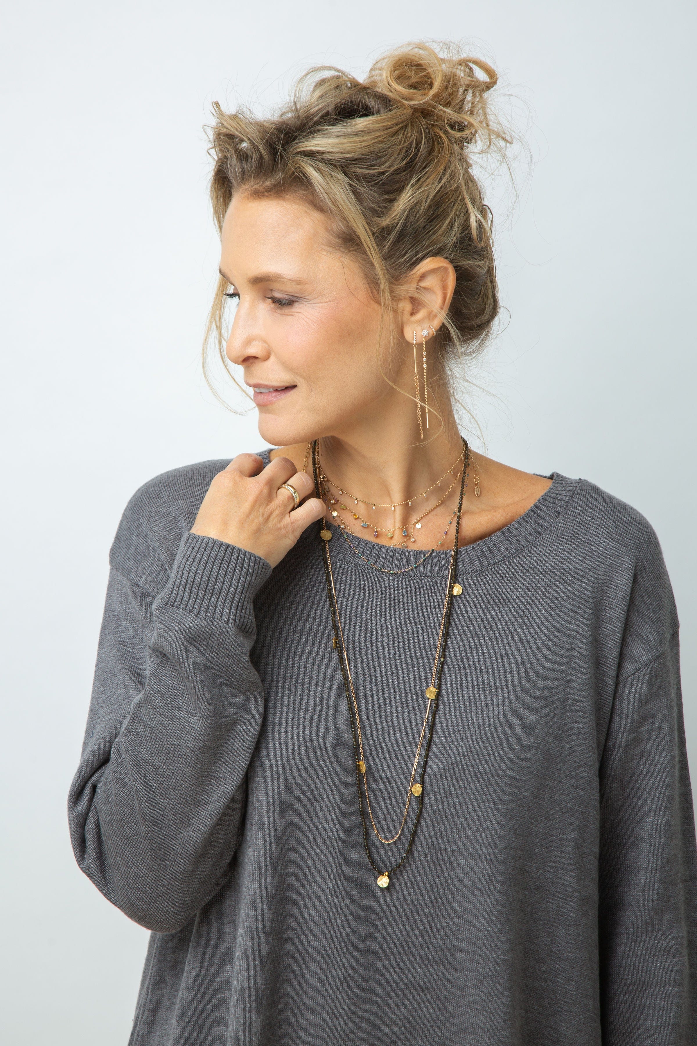 ASPEN סריג אפור image 1