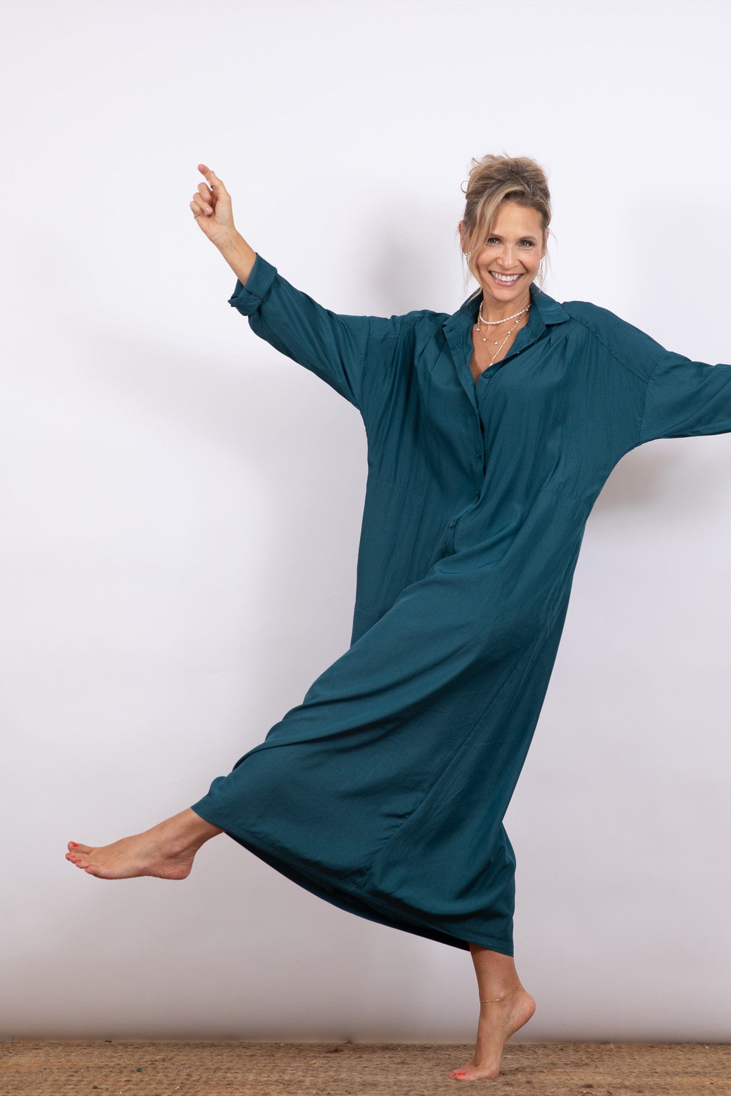 DEMON שמלת גלבייה מקסי image 5