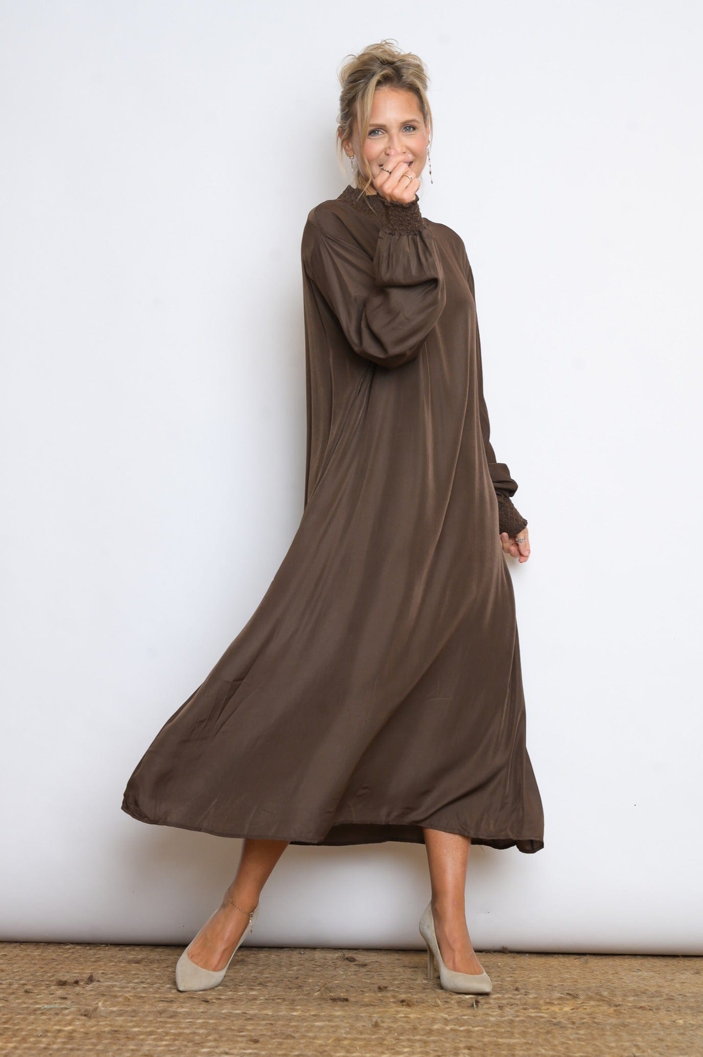 RAINI שמלת גולף חומה image 0