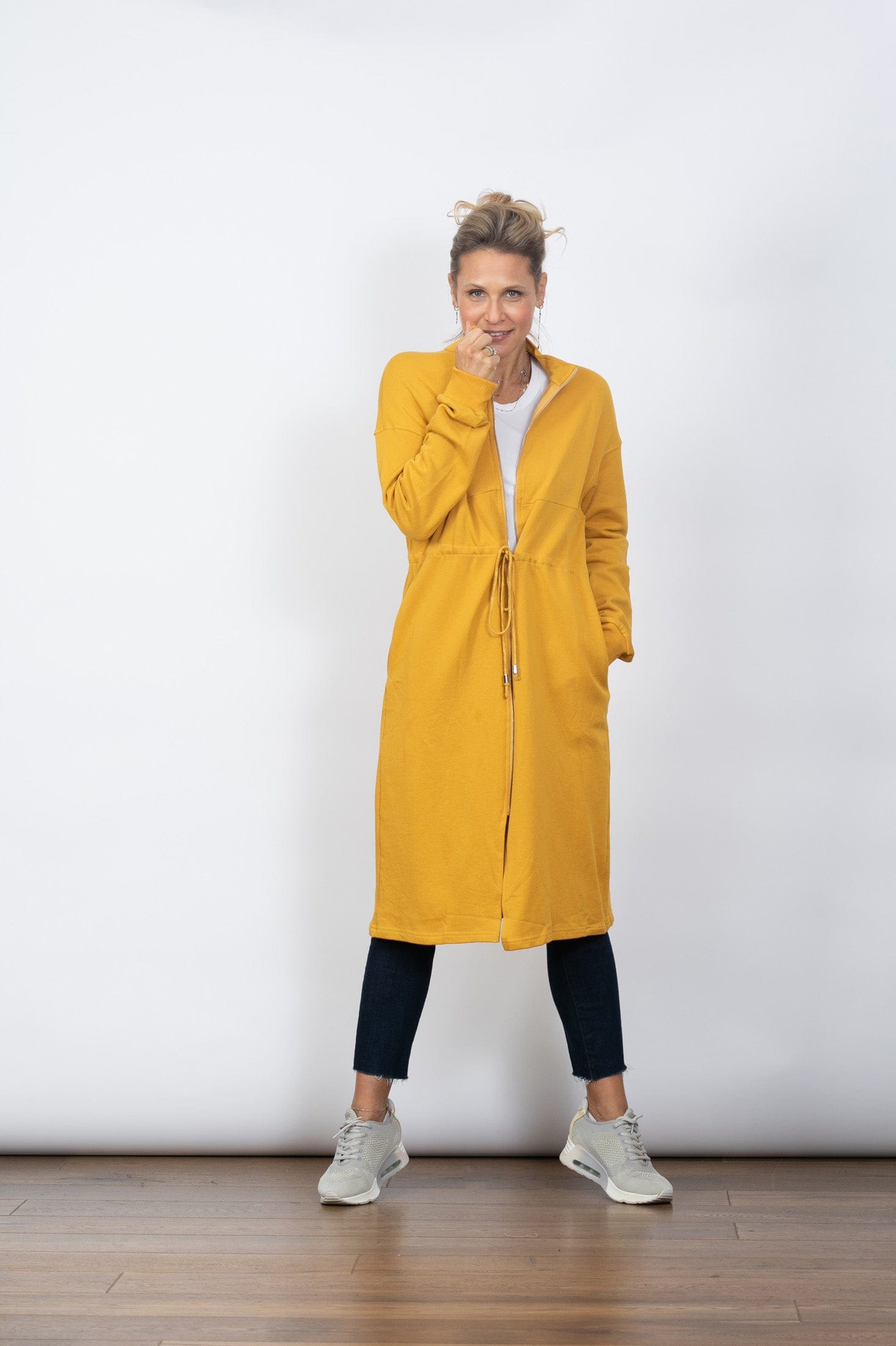 MELON עליונית טרנינג חרדל image 9