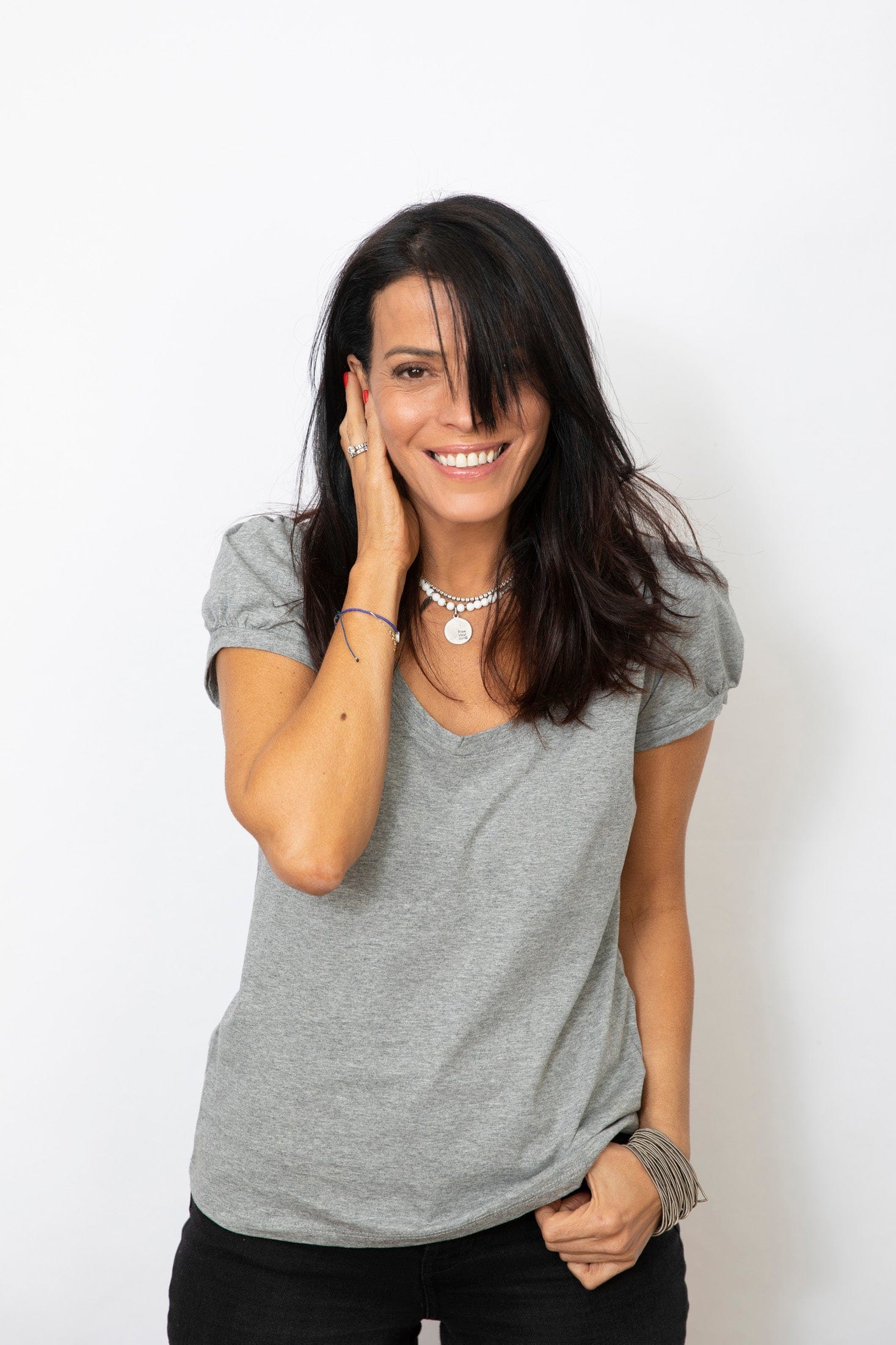 CETO חולצה בייסיק אפורה image 2