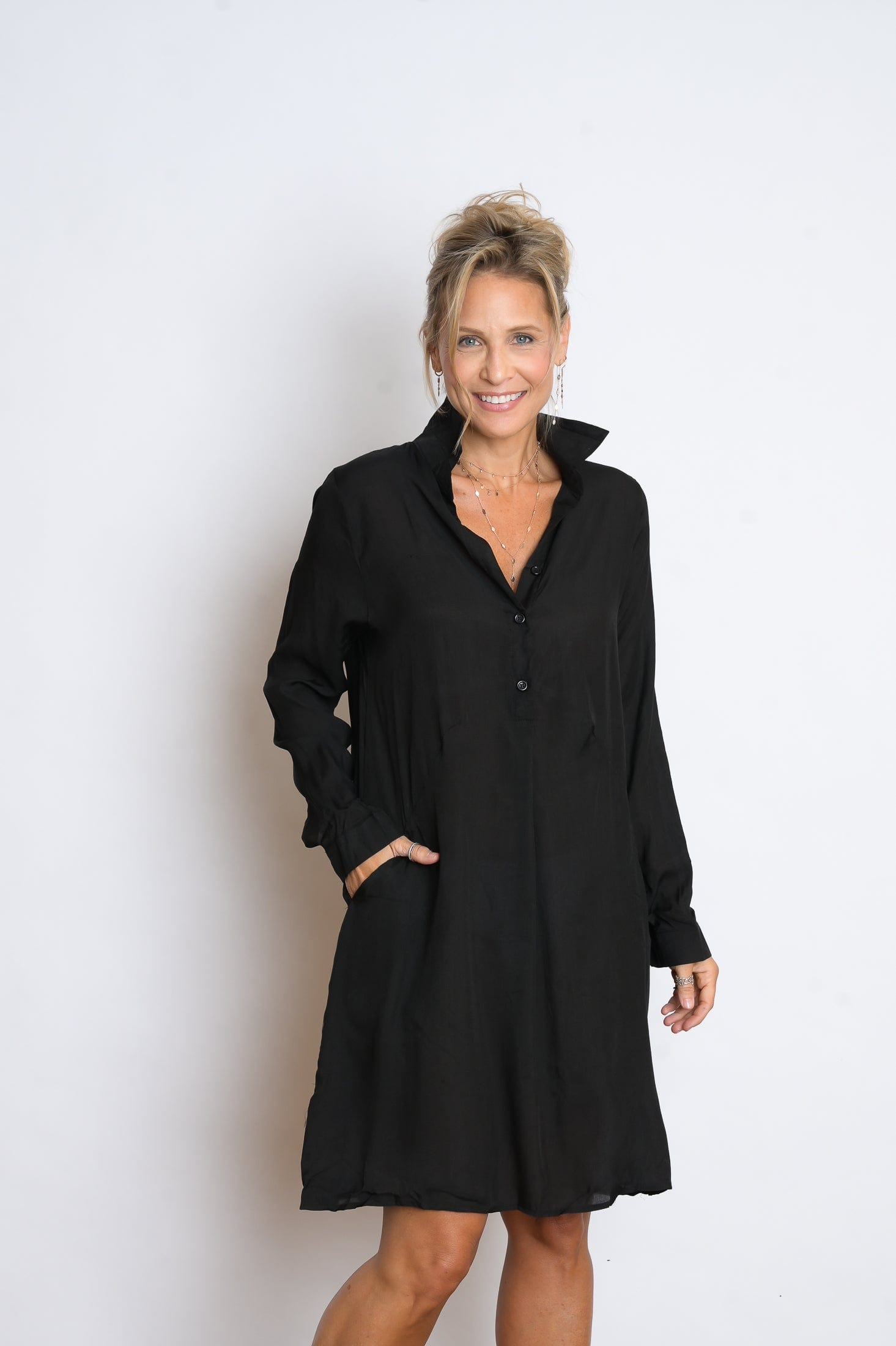 FRITZI שמלה מיני שחורה image 1