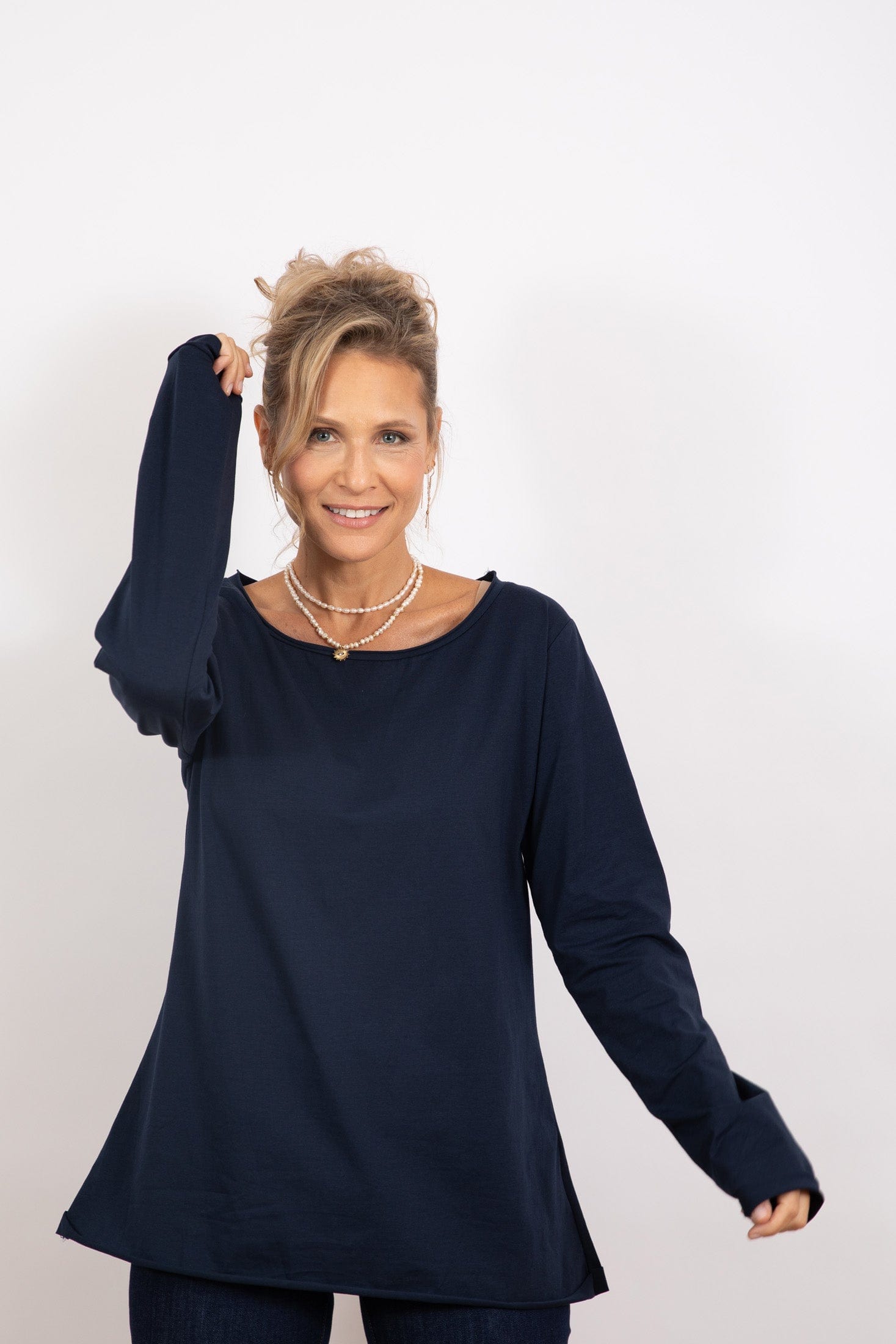 S SHIRT  חולצה כחולה image 2