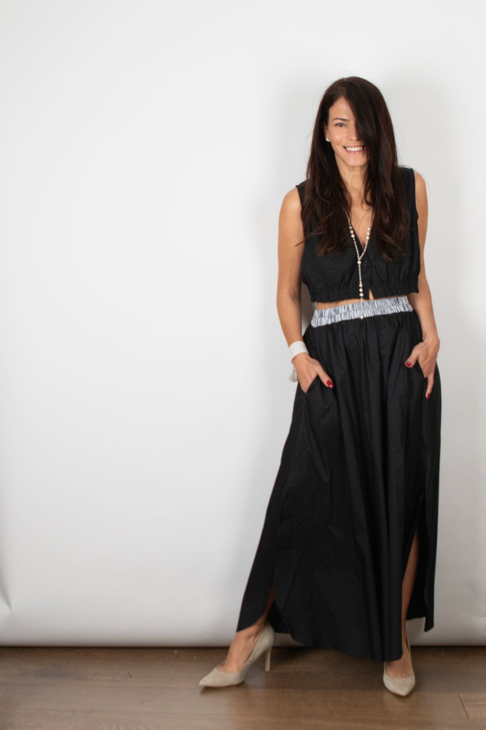 CLARSON חצאית שחורה image 1