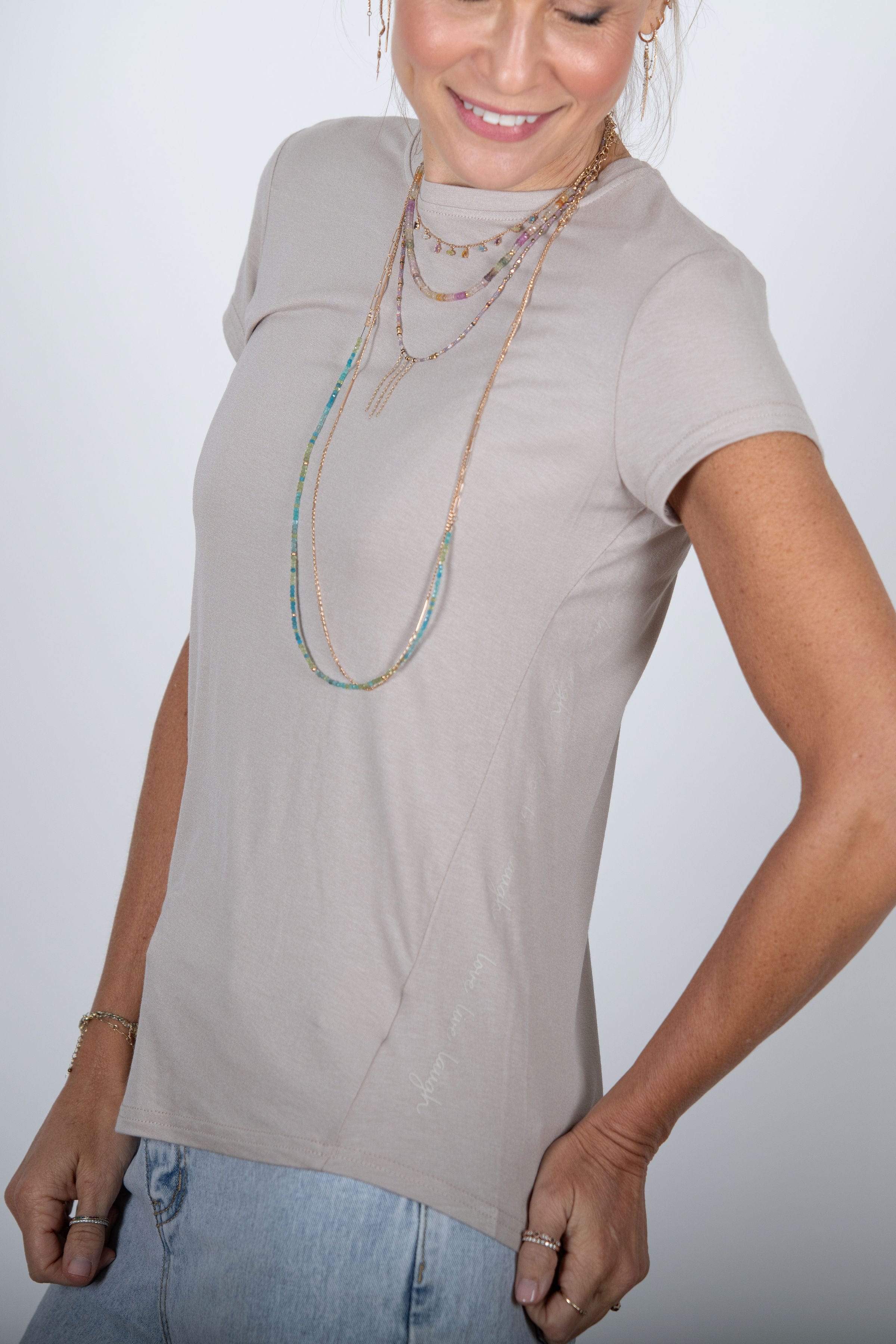 NIR חולצה קאמל בייסיק image 5