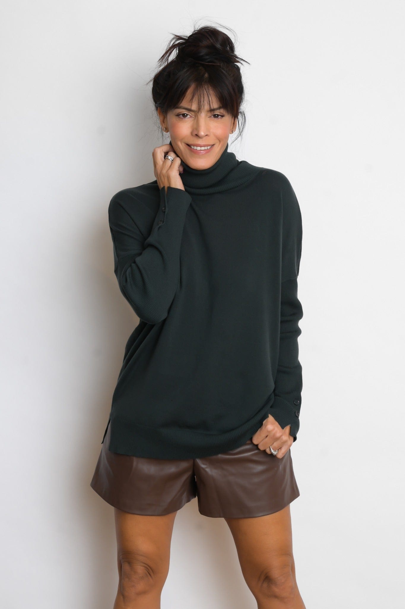 ALIMIA  סריג גולף ירוק image 0