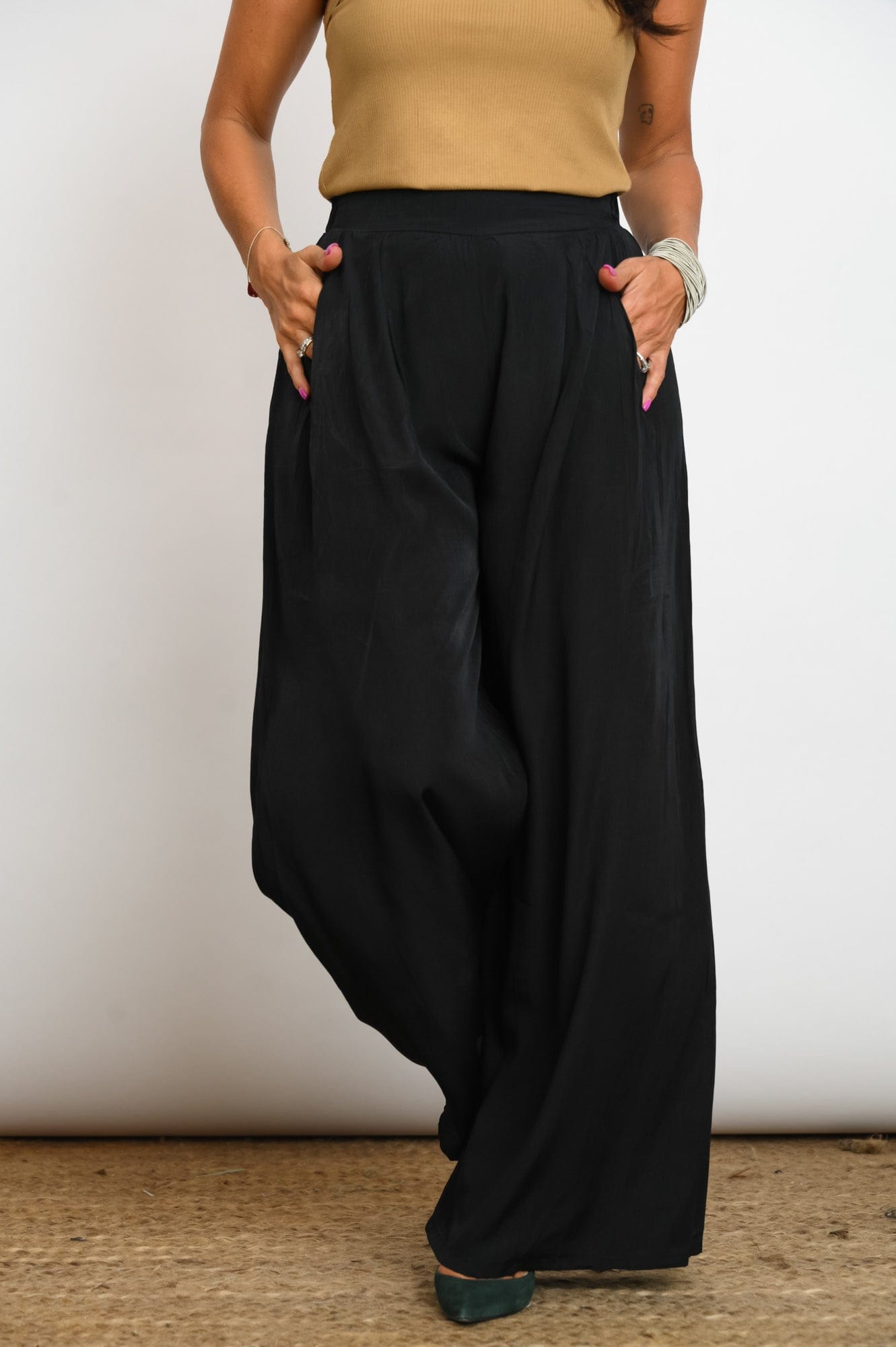 RON מכנסים שחורים image 3