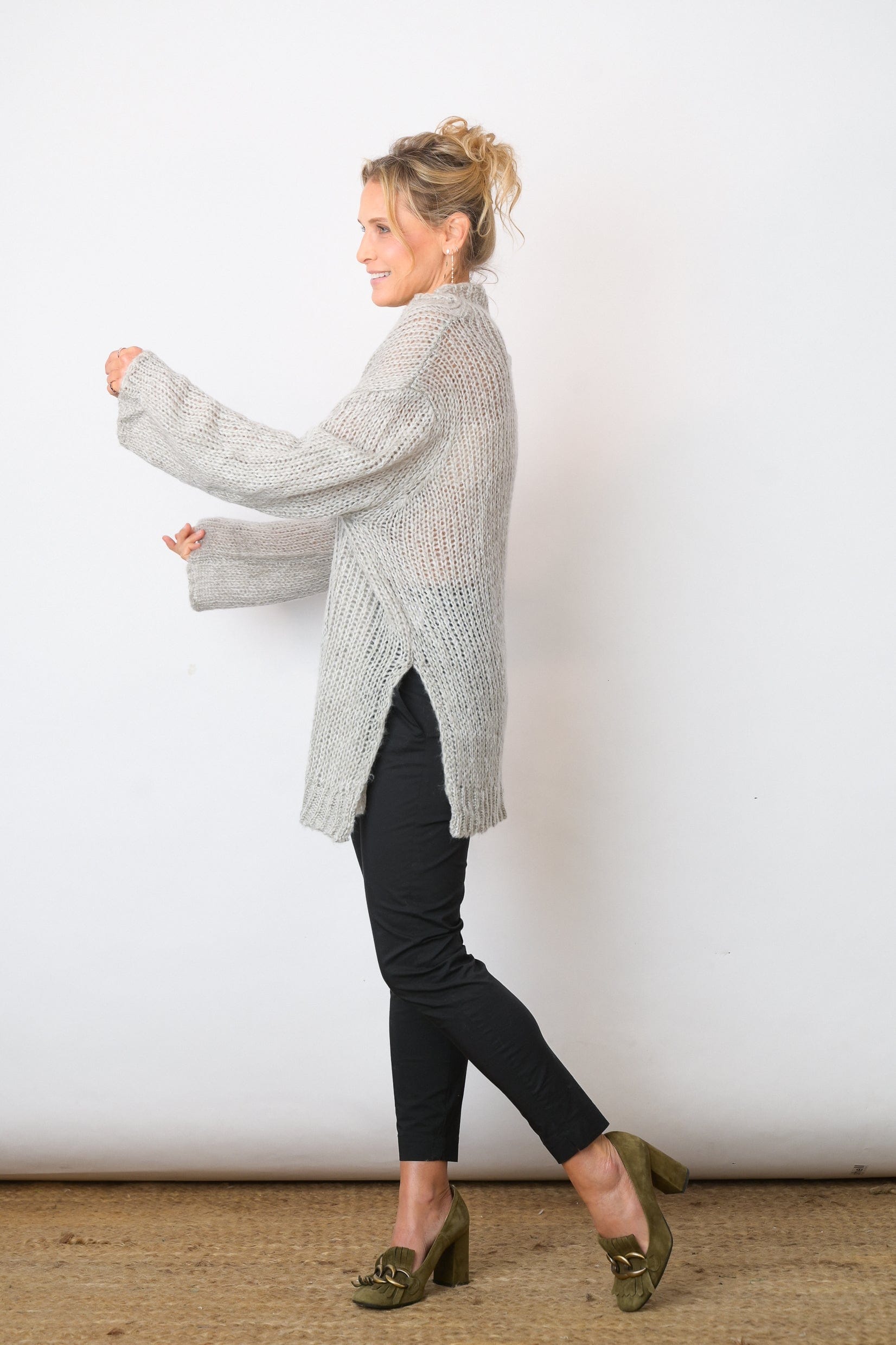 KEA  טוניקה אוברסייז אפור בהיר image 1